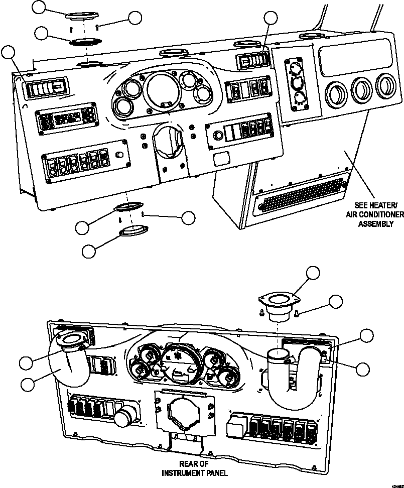 Dump Trucks Komatsu / AFE66-D 860E-1K S/N A30117 - A30118  ASSMANG(AFE66-D) / HVAC VENTS(240 : 42445)