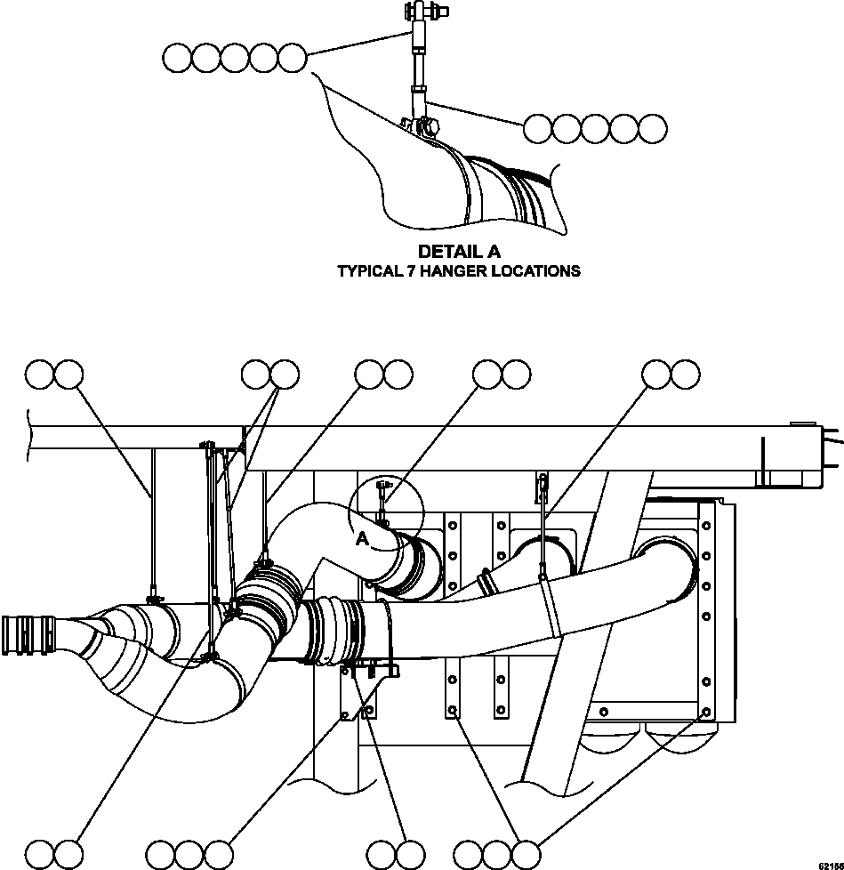 Dump Trucks Komatsu / AFE67-A 960E-2 S/N A30027 - A30073  KOMATSU 960E-2(AFE67-A) / AIR CLEANER INSTALLATION - RIGHT(078 : 62155)