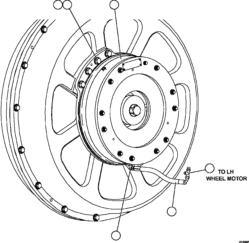 Dump Trucks Komatsu / AFE67-A 960E-2 S/N A30027 - A30073  KOMATSU 960E-2(AFE67-A) / PARKING BRAKE INSTALLATION(120 : 61636)