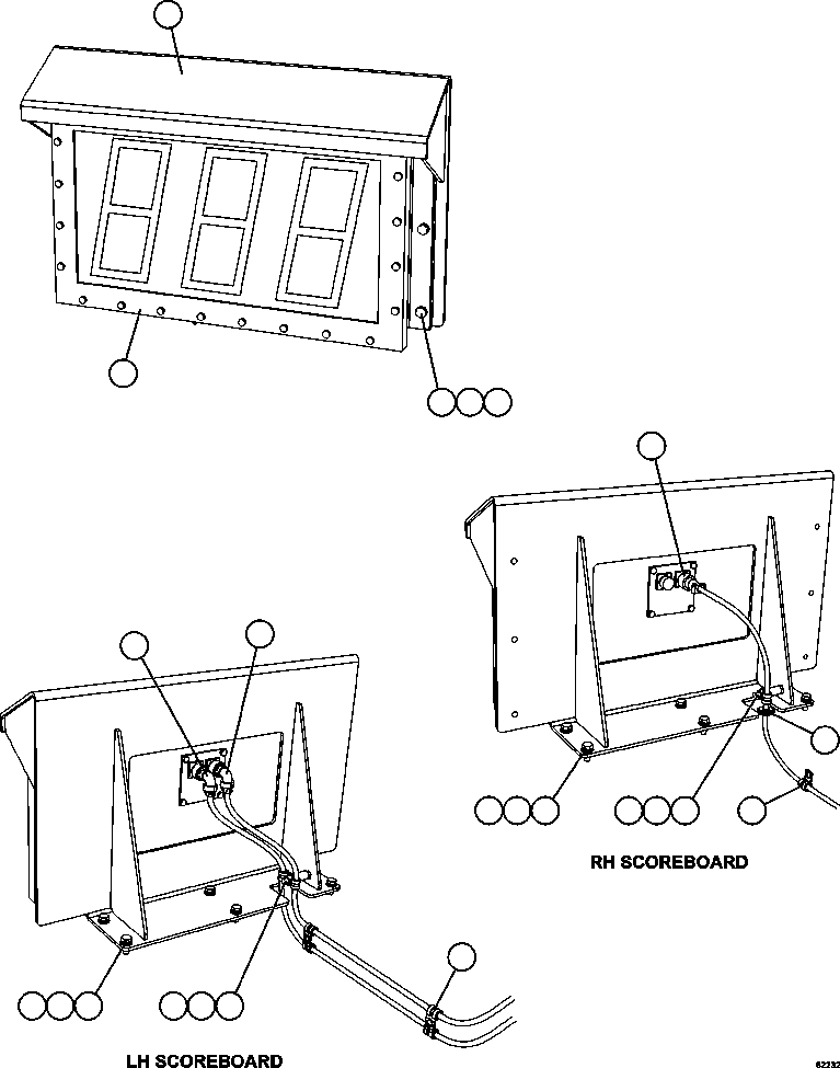 Dump Trucks Komatsu / AFE67-A 960E-2 S/N A30027 - A30073  KOMATSU 960E-2(AFE67-A) / PLM SCOREBOARD(648 : 62232)