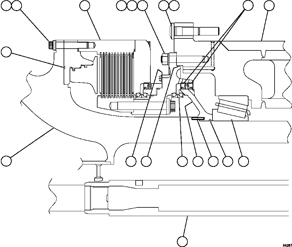 Dump Trucks Komatsu / AFE67-A 960E-2 S/N A30027 - A30073  KOMATSU 960E-2(AFE67-A) / ELECTRIC WHEEL TRANSMISSION  1/2(734 : 64287)