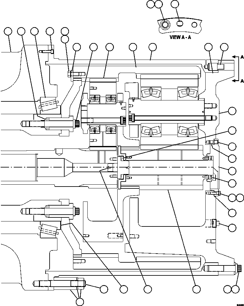Dump Trucks Komatsu / AFE67-A 960E-2 S/N A30027 - A30073  KOMATSU 960E-2(AFE67-A) / ELECTRIC WHEEL TRANSMISSION  2/2(736 : 64400)