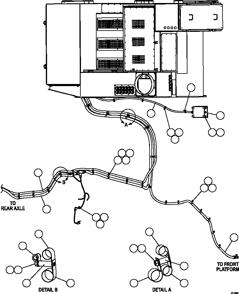 Komatsu parts book diagram for AFE67-B 960E-2 S/N A30074 - A30083, A30089 - A30091, A30093 - A30095 & A30098 - A30106  ESCONDIDA: AUXILIARY CONTROL CABINET EXTERNAL WIRING  3/3