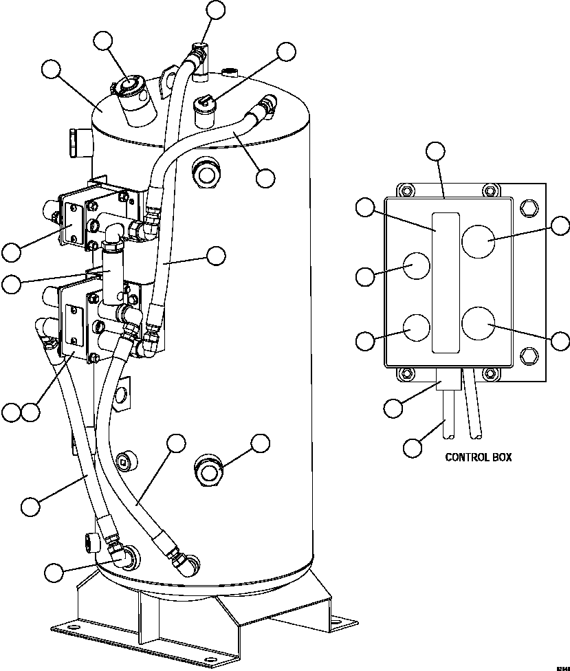 Komatsu parts book diagram for AFE67-B 960E-2 S/N A30074 - A30083, A30089 - A30091, A30093 - A30095 & A30098 - A30106  ESCONDIDA: RESERVE SYSTEM KIT             PC1961