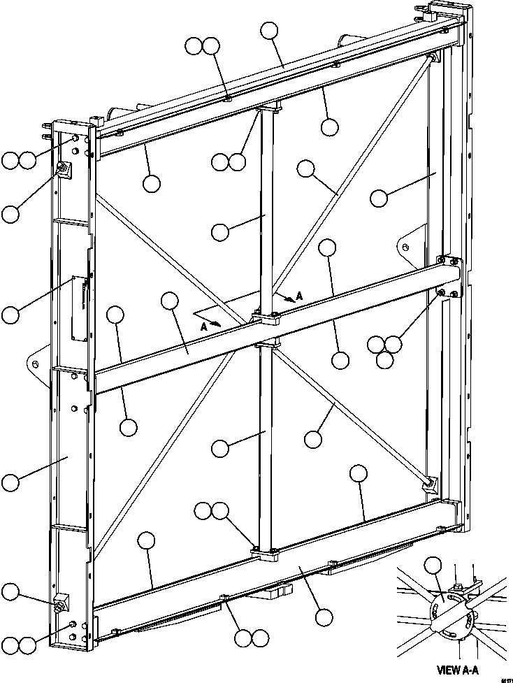 Dump Trucks Komatsu / AFE69-B 730E-8 S/N A40004 - A40008  KOLOMELA(AFE69-B) / RADIATOR, WATER JACKET (HTC)    58D-03-10030(070 : 56171)