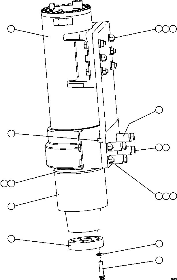 Dump Trucks Komatsu / AFE69-C 730E-8 S/N A40009 - A40013  WESTMORELAND COAL(AFE69-C) / FRONT SUSPENSION INSTALLATION(114 : 56276)