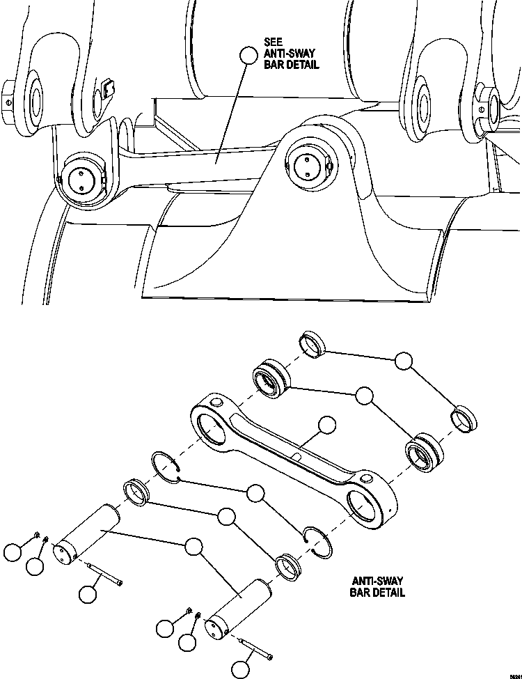 Dump Trucks Komatsu / AFE69-C 730E-8 S/N A40009 - A40013  WESTMORELAND COAL(AFE69-C) / ANTI-SWAY BAR INSTALLATION(128 : 56241)