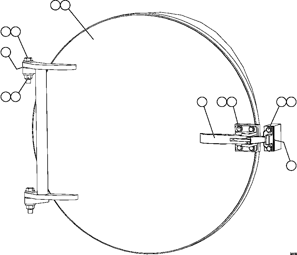 Dump Trucks Komatsu / AFE69-C 730E-8 S/N A40009 - A40013  WESTMORELAND COAL(AFE69-C) / REAR HATCH COVER(130 : 56233)