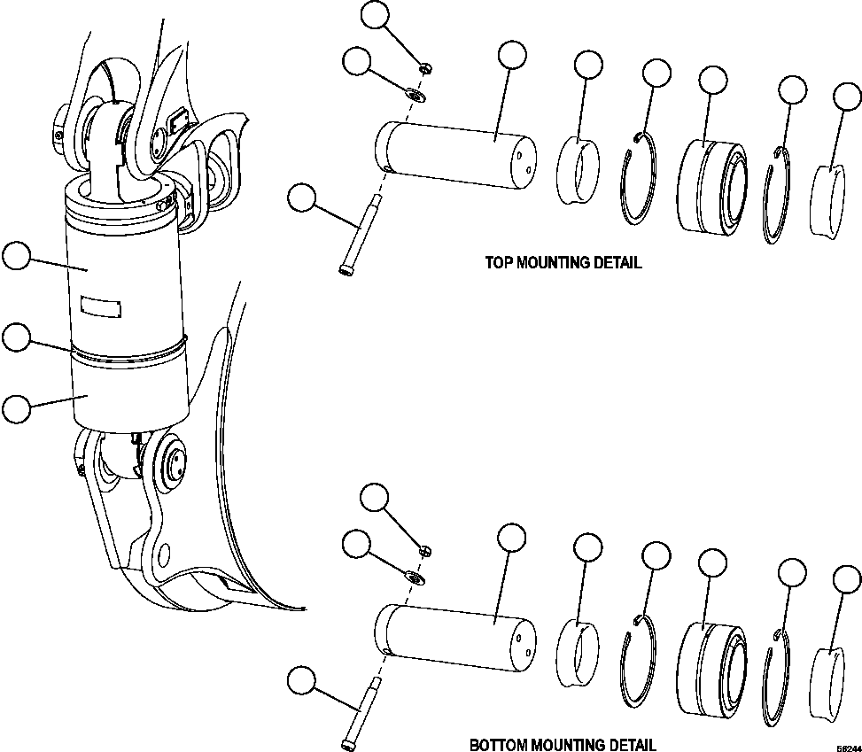 Dump Trucks Komatsu / AFE69-C 730E-8 S/N A40009 - A40013  WESTMORELAND COAL(AFE69-C) / REAR SUSPENSION INSTALLATION(138 : 56244)