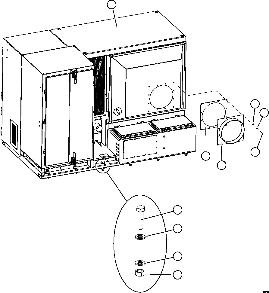 Dump Trucks Komatsu / AFE69-C 730E-8 S/N A40009 - A40013  WESTMORELAND COAL(AFE69-C) / CONTROL CABINET INSTALLATION(274 : 56264)