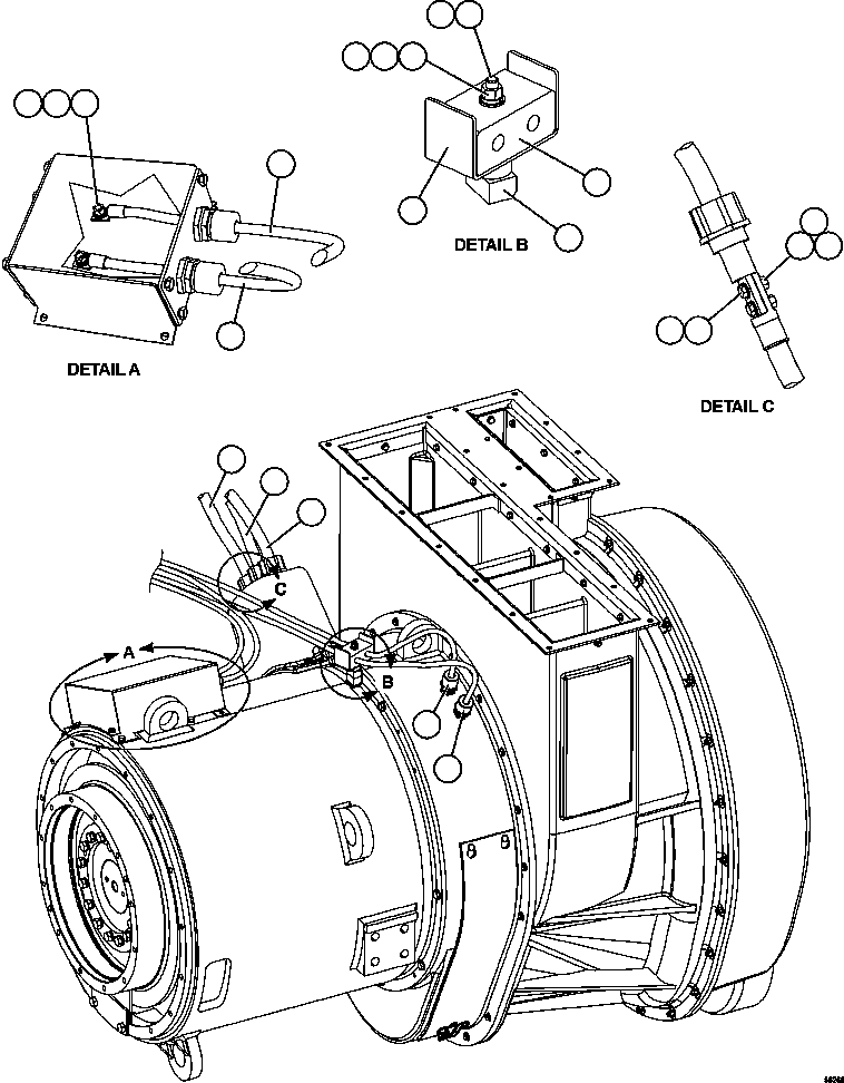 Dump Trucks Komatsu / AFE69-C 730E-8 S/N A40009 - A40013  WESTMORELAND COAL(AFE69-C) / ALTERNATOR WIRING    2/2(290 : 56269)