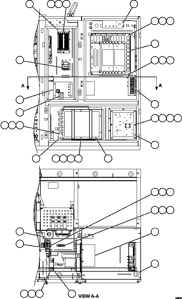 Dump Trucks Komatsu / AFE69-C 730E-8 S/N A40009 - A40013  WESTMORELAND COAL(AFE69-C) / CONTROL CABINET     1/6(642 : 43667)