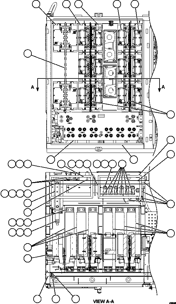 Dump Trucks Komatsu / AFE69-C 730E-8 S/N A40009 - A40013  WESTMORELAND COAL(AFE69-C) / CONTROL CABINET     2/6(644 : 43668)