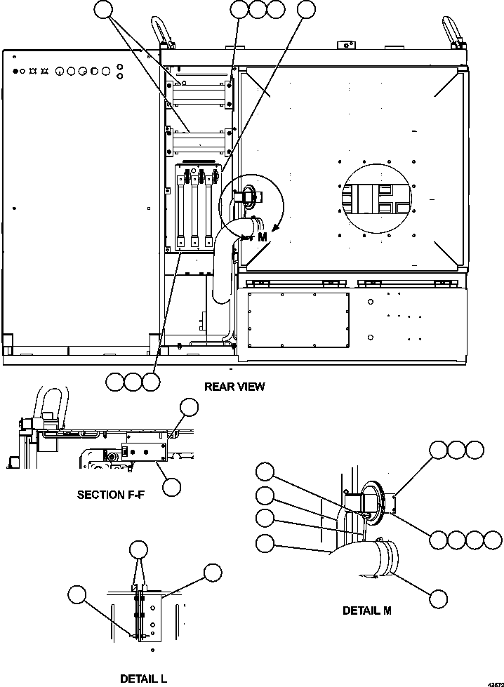 Dump Trucks Komatsu / AFE69-C 730E-8 S/N A40009 - A40013  WESTMORELAND COAL(AFE69-C) / CONTROL CABINET     6/6(652 : 43672)