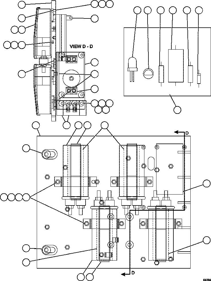 Dump Trucks Komatsu / AFE69-C 730E-8 S/N A40009 - A40013  WESTMORELAND COAL(AFE69-C) / AFSE PANEL COVER ASSEMBLY   2/2   58B-43-00480(662 : 64384)