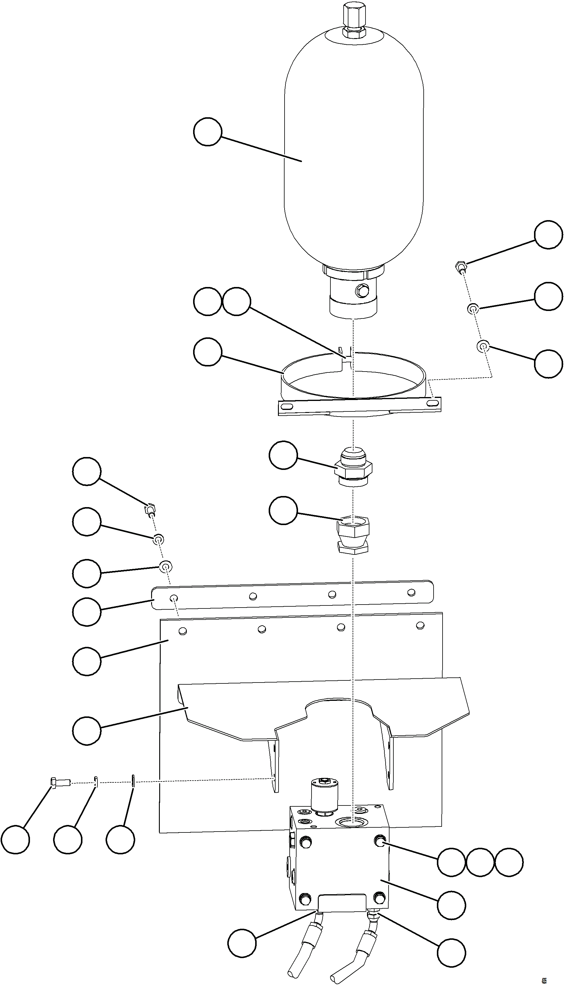 Komatsu parts book diagram for AFE69-F 730E-8 S/N A40018 - A40034 NATALKA: ACCESSORY DRIVE PIPING    2/2