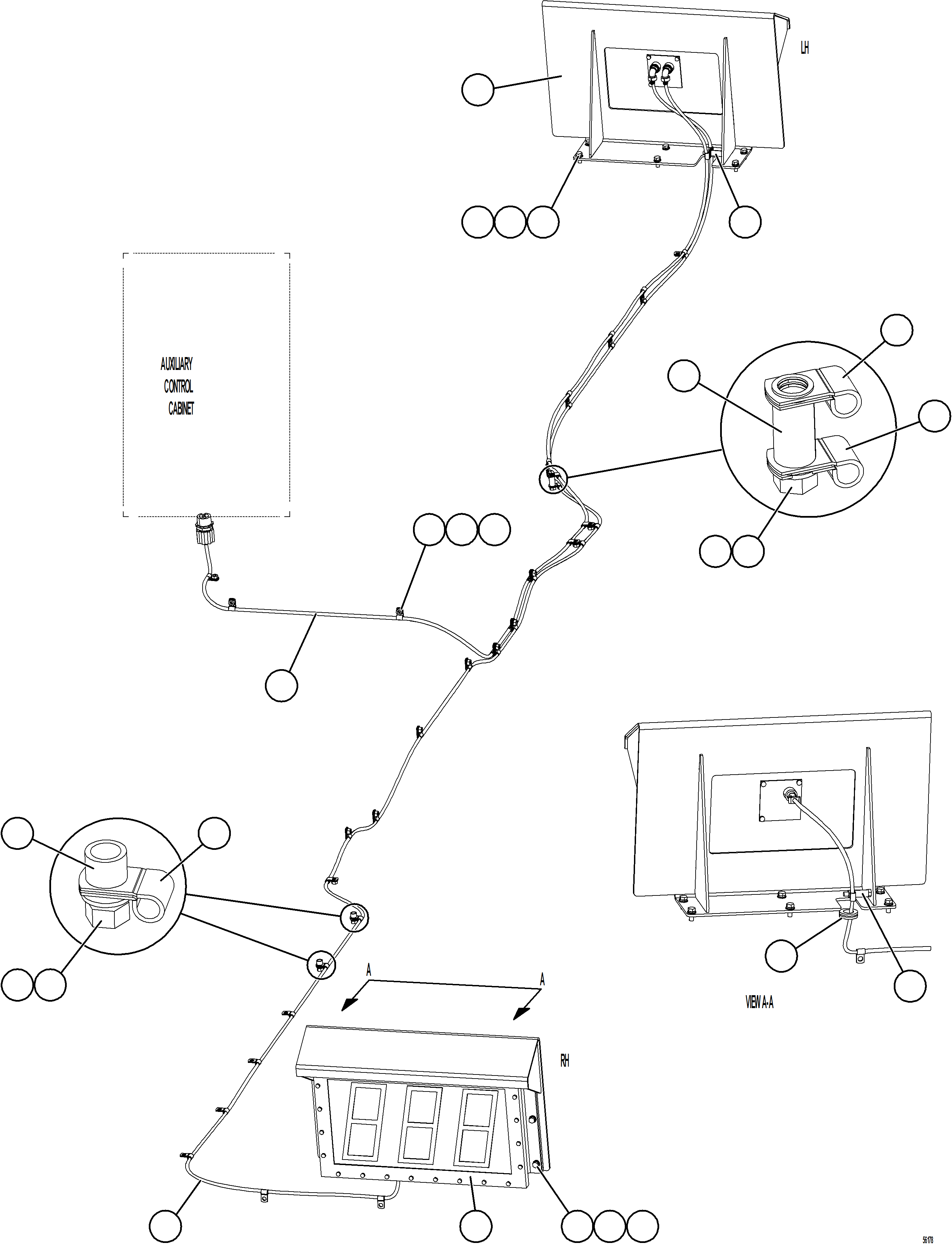 Komatsu parts book diagram for AFE69-F 730E-8 S/N A40018 - A40034 NATALKA: PLM SCOREBOARD