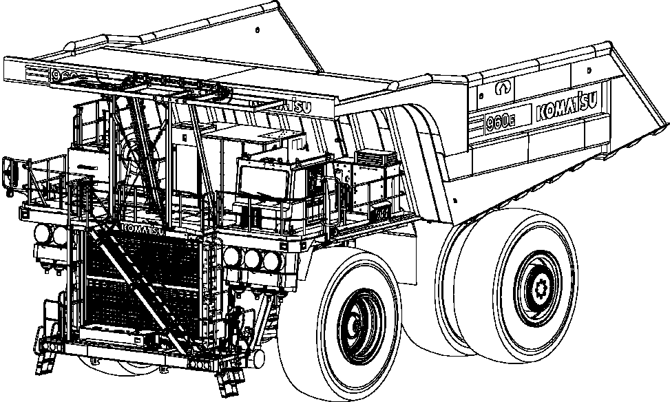 Dump Trucks Komatsu / AFE71-C 960E-2KT S/N A50086 - A50088  KUMBA SISHEN(AFE71-C)