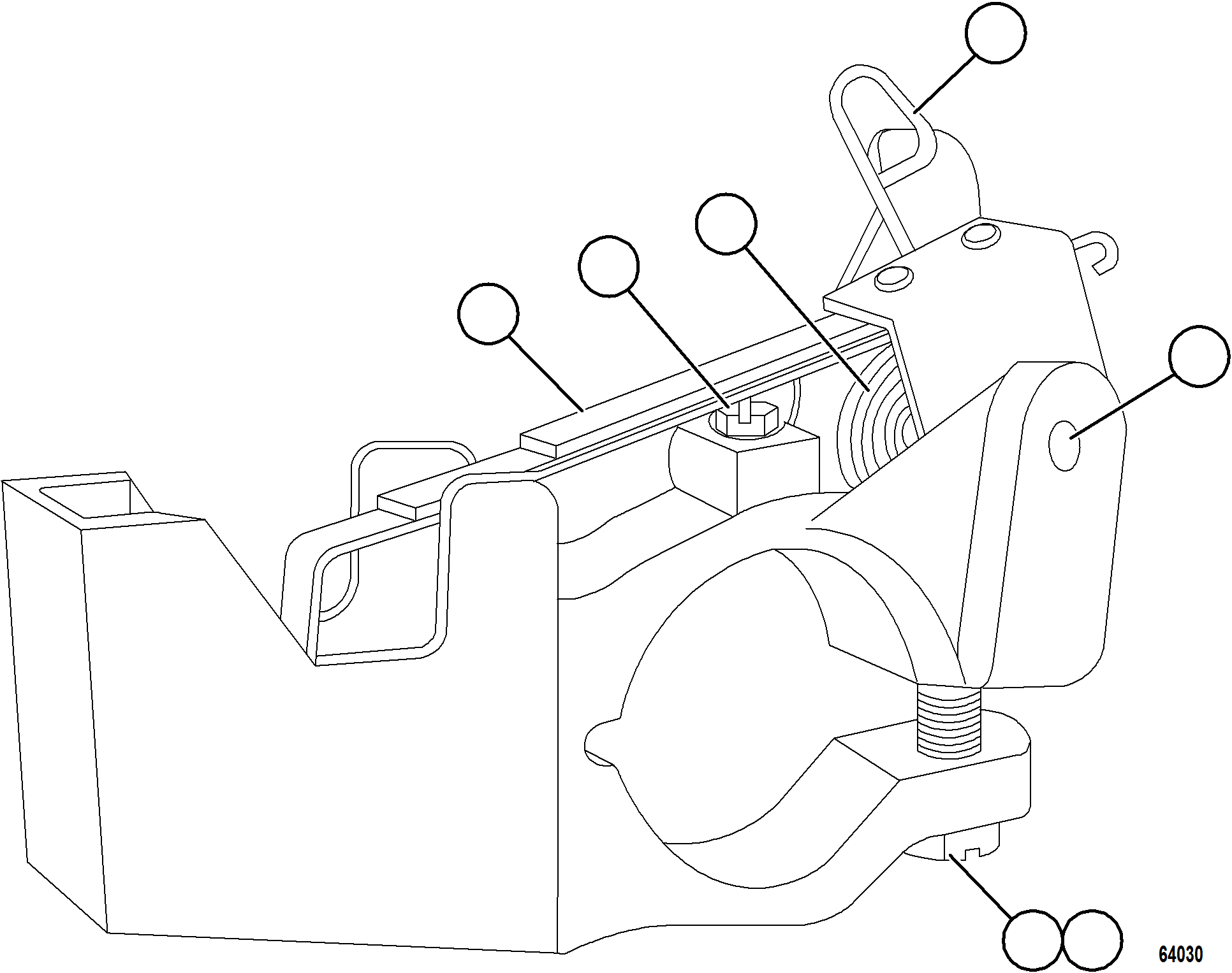 Komatsu parts book diagram for AFE73-B 980E-4 S/N A40031 - A40032 ANTAMINA: BRUSH HOLDER ASSEMBLY   VJ1024