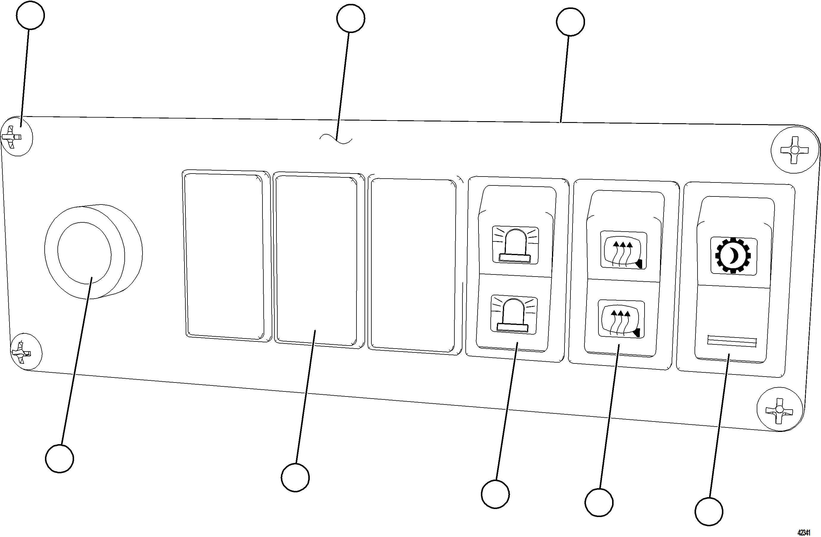 Komatsu parts book diagram for AFE73-F 980E-4 S/N A40071 COLLAHUASI: LOWER RH DASH MODULE