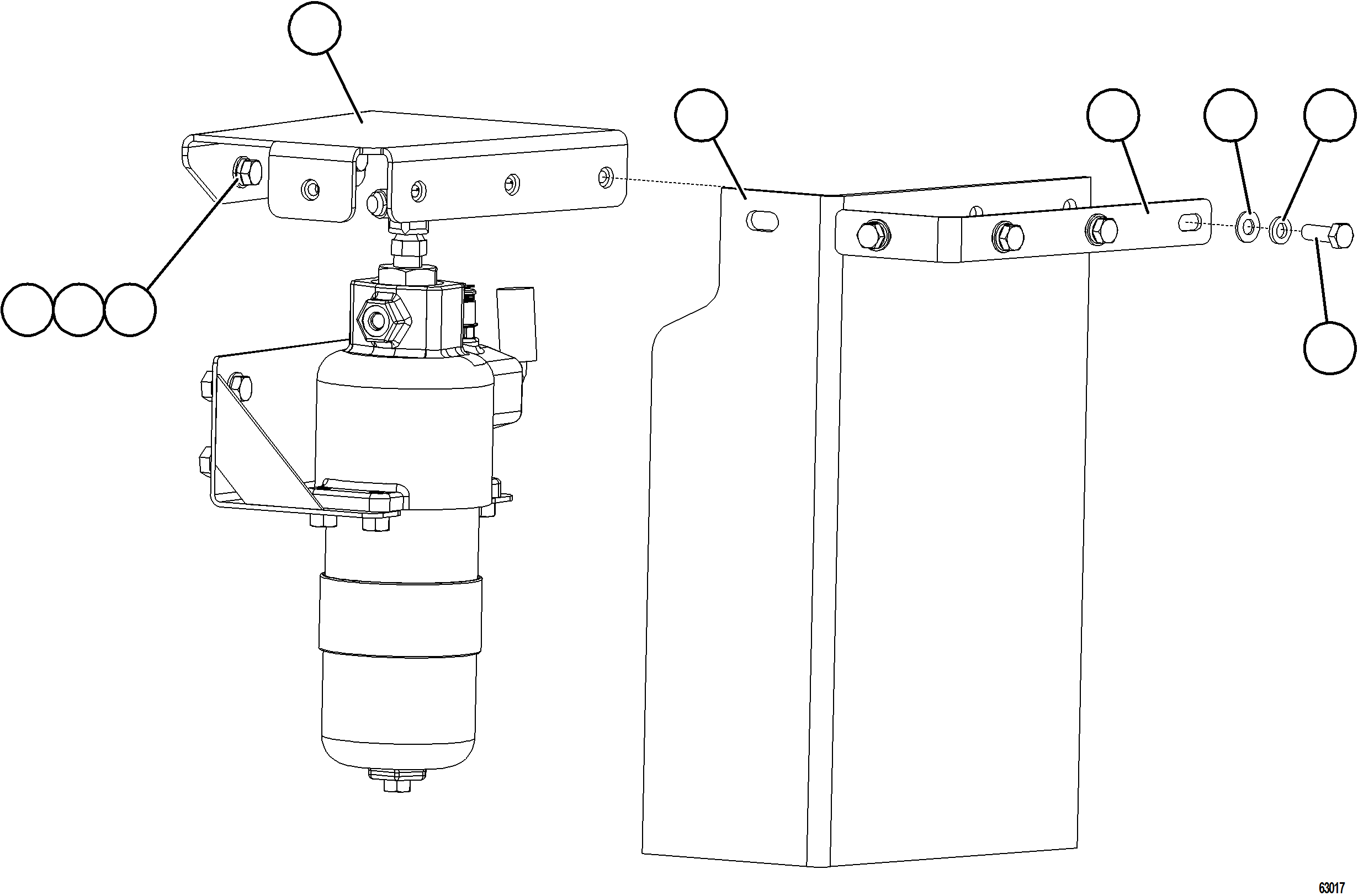 Komatsu parts book diagram for AFE73-F 980E-4 S/N A40071 COLLAHUASI: STEERING HYDRAULIC FILTER COVERS