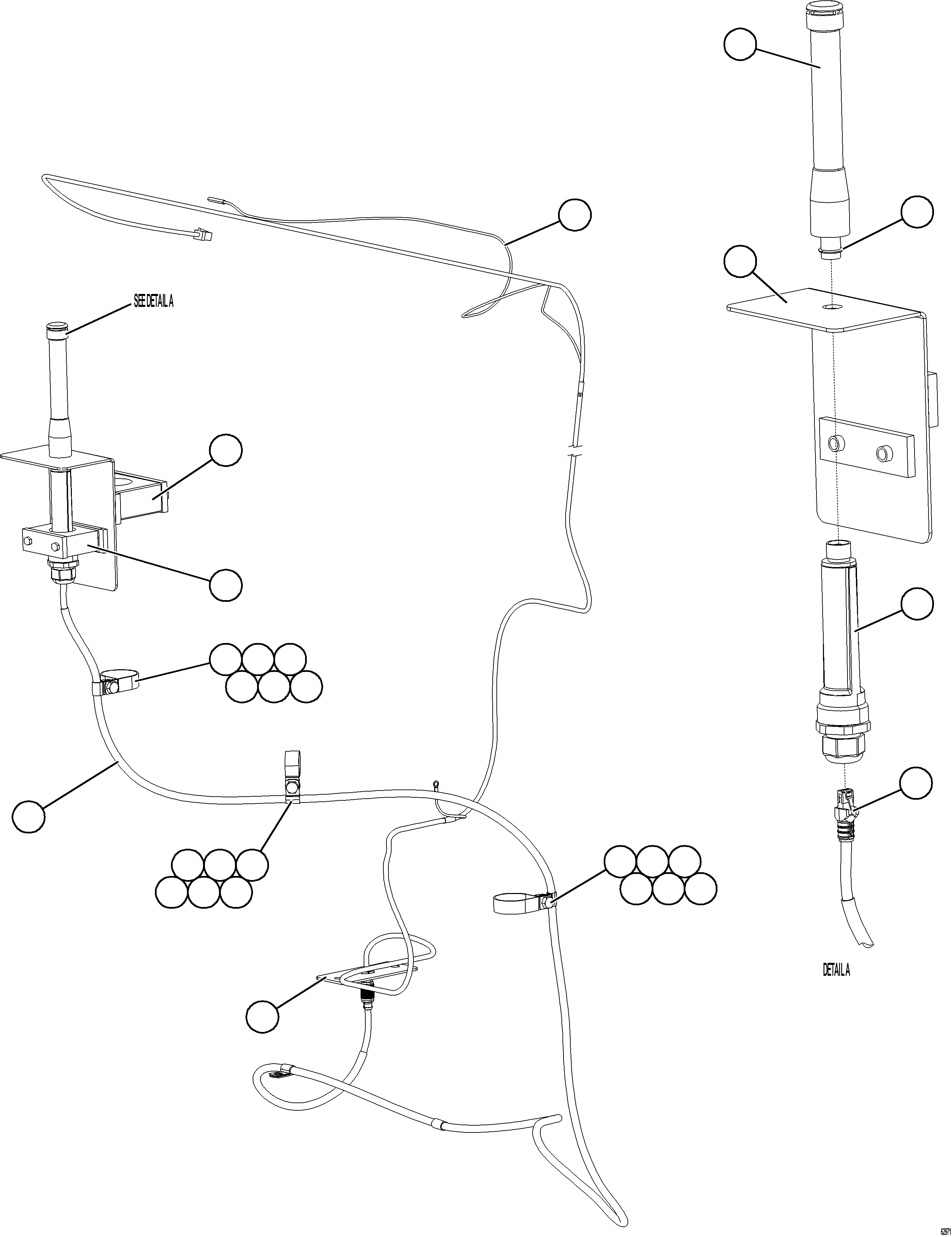 Komatsu parts book diagram for AFE73-F 980E-4 S/N A40071 COLLAHUASI: WIRELESS NETWORK BRIDGE    1/2