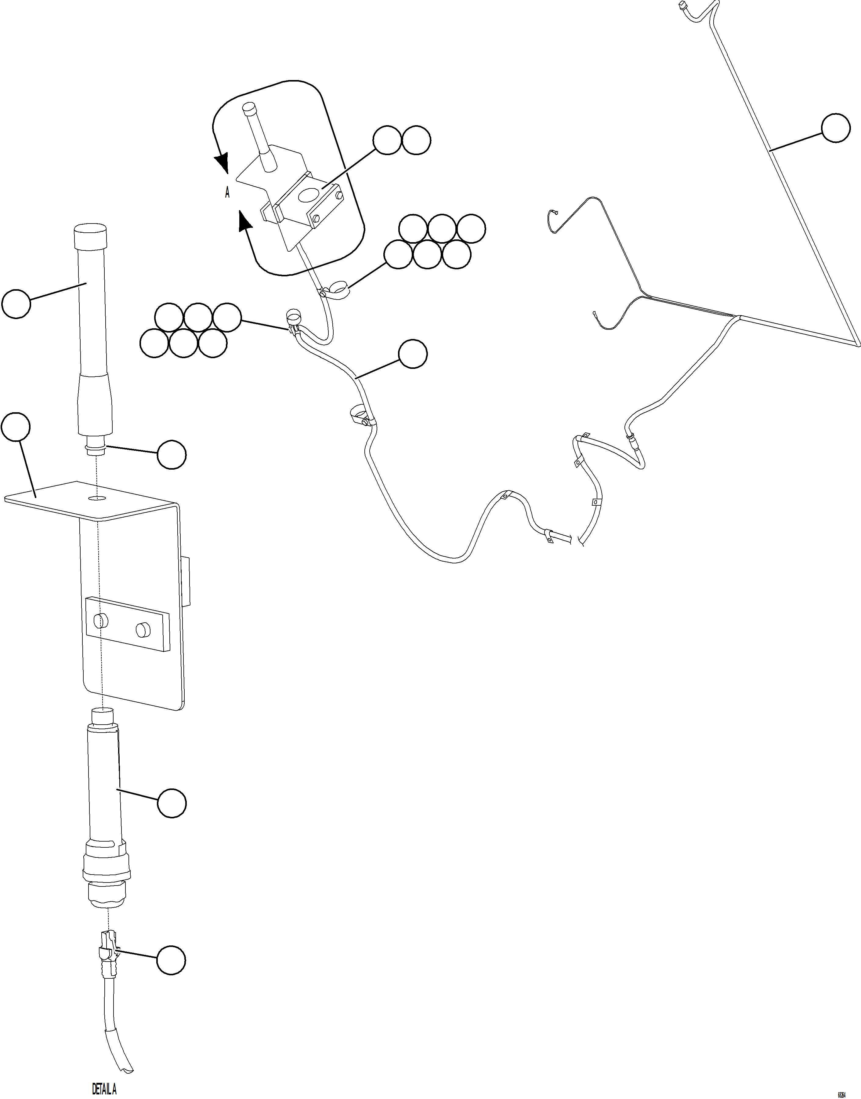 Komatsu parts book diagram for AFE73-F 980E-4 S/N A40071 COLLAHUASI: WIRELESS NETWORK BRIDGE    2/2