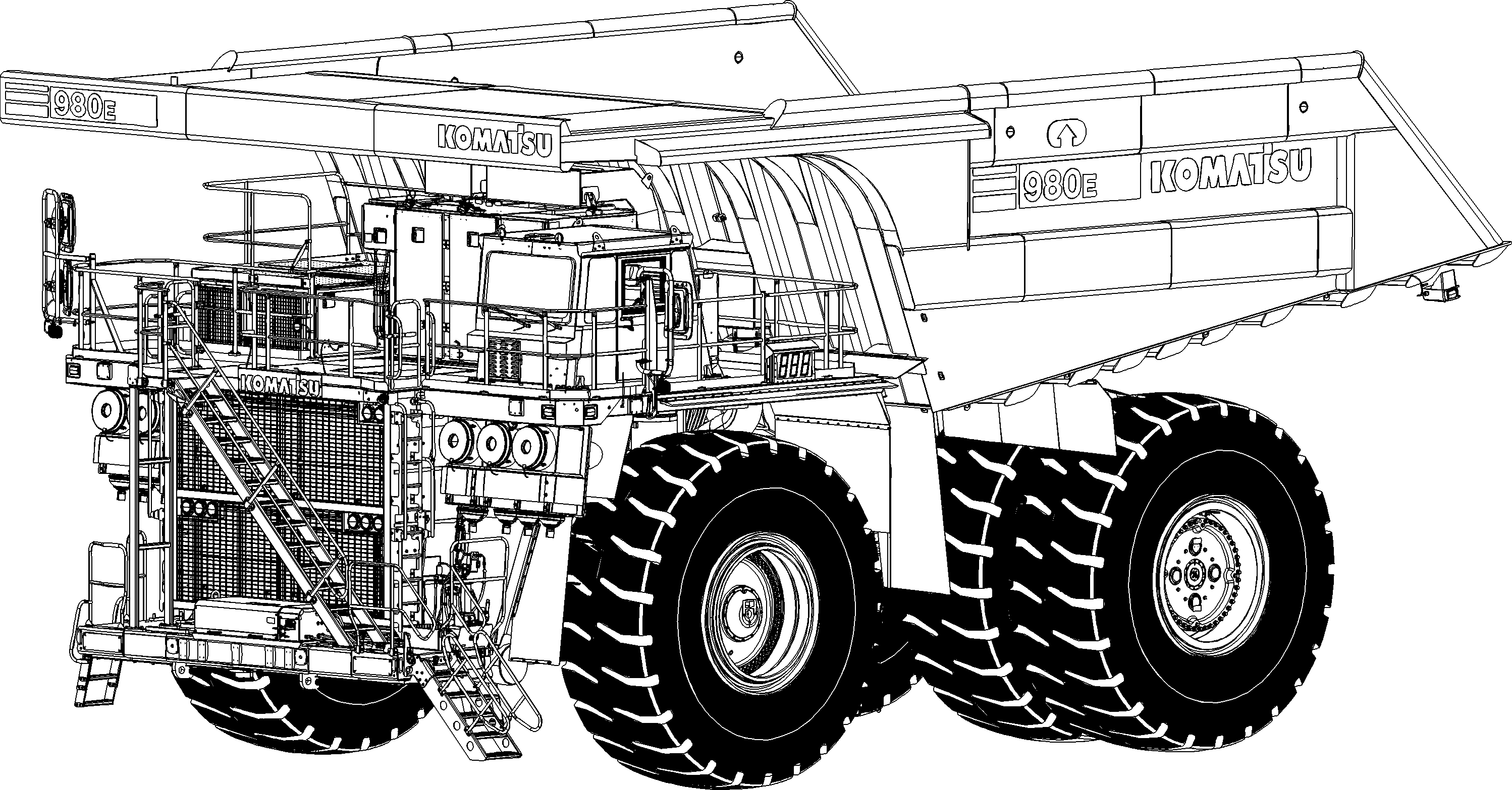 Dump Trucks Komatsu / AFE73-G 980E-4 S/N A40078 - A40079  ESCONDIDA(AFE73-G)