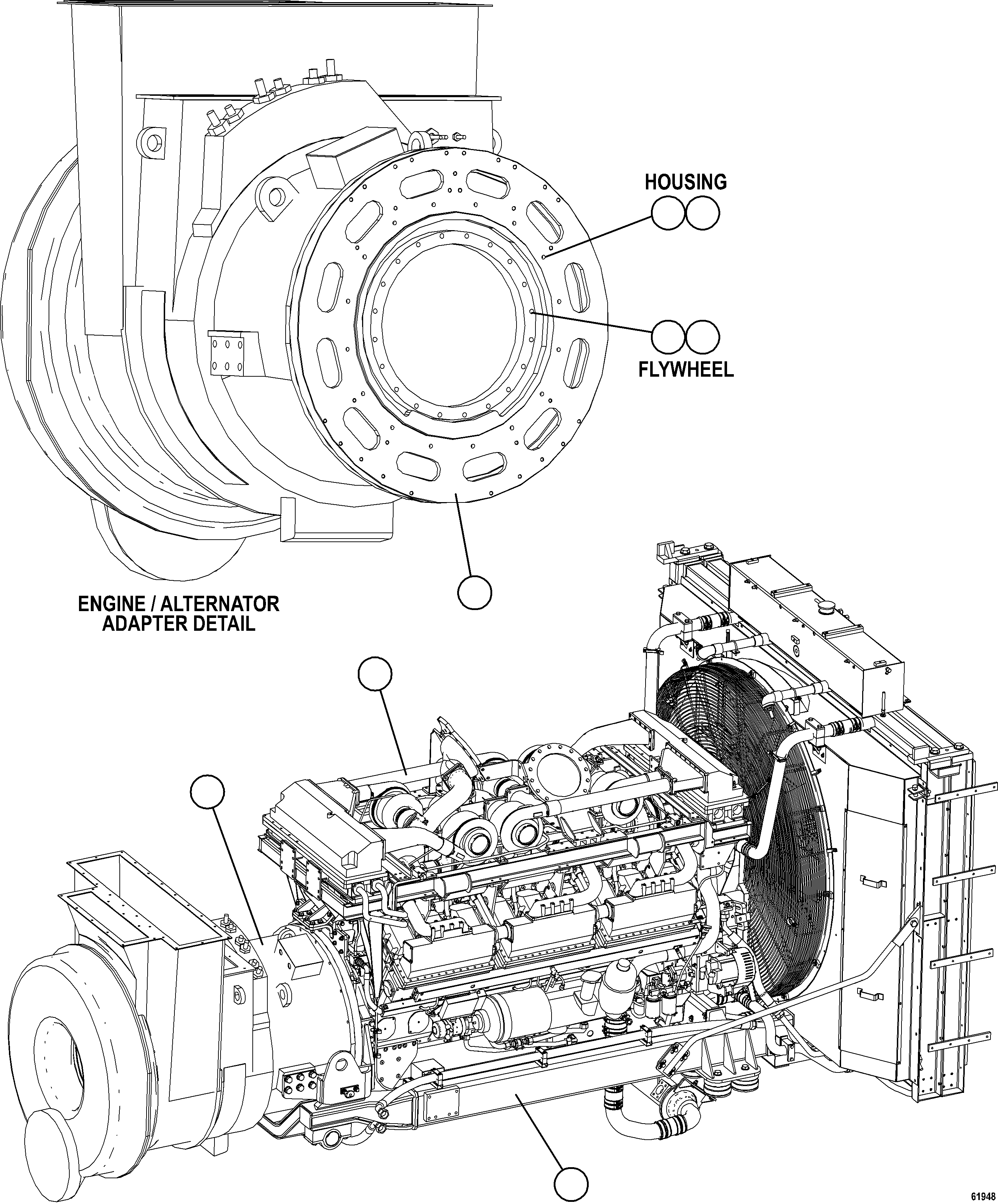 Dump Trucks Komatsu / AFE73-N 980E-4 S/N A40147 - A40148  LAS BAMBAS(AFE73-N) / POWERTRAIN INSTALLATION(094 : 61948)