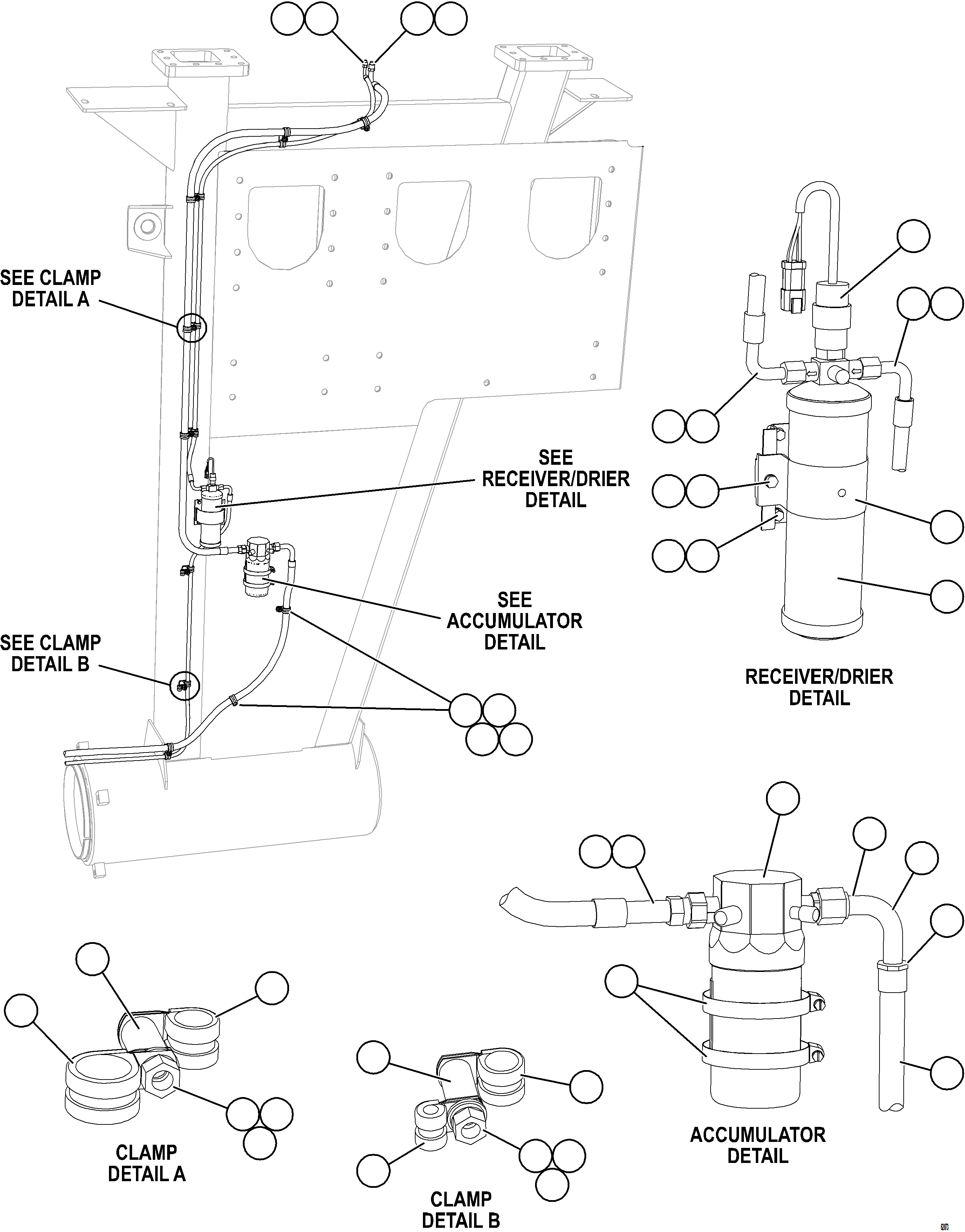Dump Trucks Komatsu / AFE73-N 980E-4 S/N A40147 - A40148  LAS BAMBAS(AFE73-N) / AIR CONDITIONING PIPING    1/2(236 : 62073)