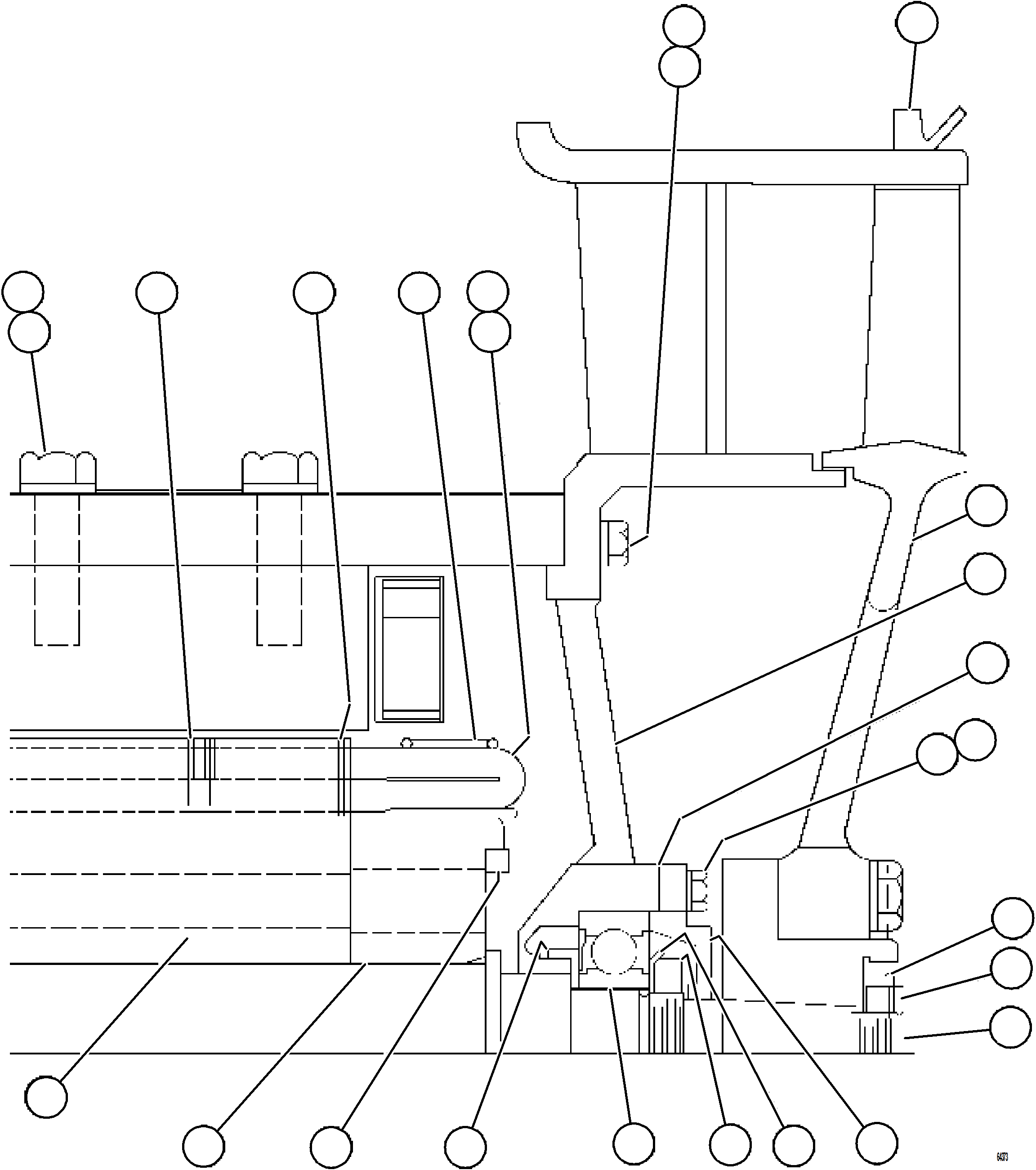 Komatsu parts book diagram for AFE75-B 980E-5 S/N A50006 - A50007 TECK: BLOWER MOTOR (NON-COMMUTATOR END)   XA4146