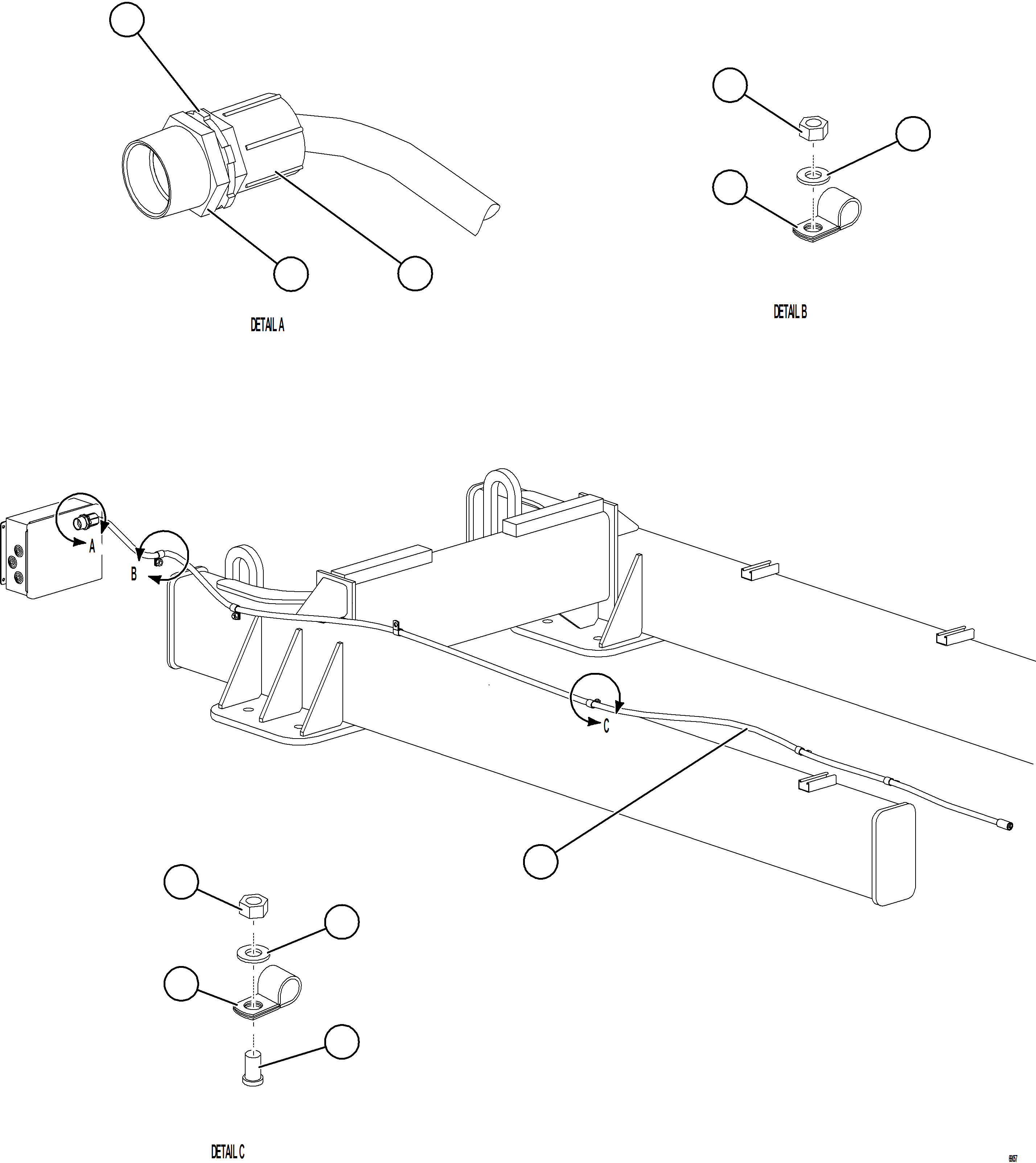 Komatsu parts book diagram for AFE75-B 980E-5 S/N A50006 - A50007 TECK: HOTSTART SUB-GRP HYD OIL
