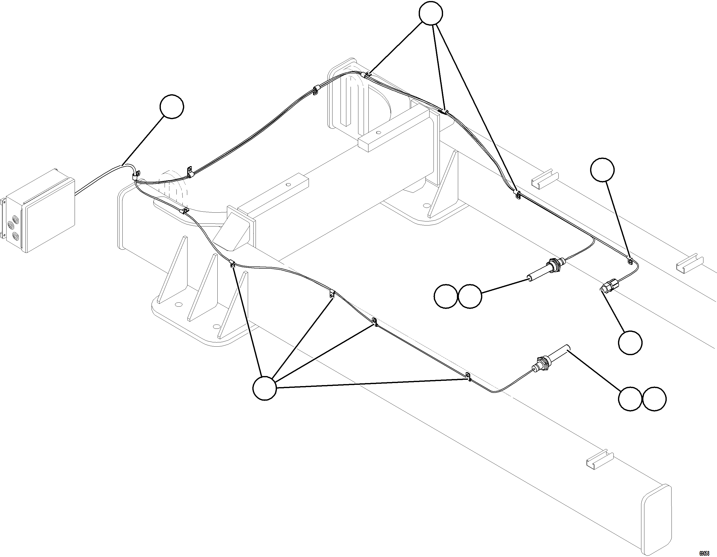 Komatsu parts book diagram for AFE75-B 980E-5 S/N A50006 - A50007 TECK: HOTSTART SUB-GRP ENG OIL