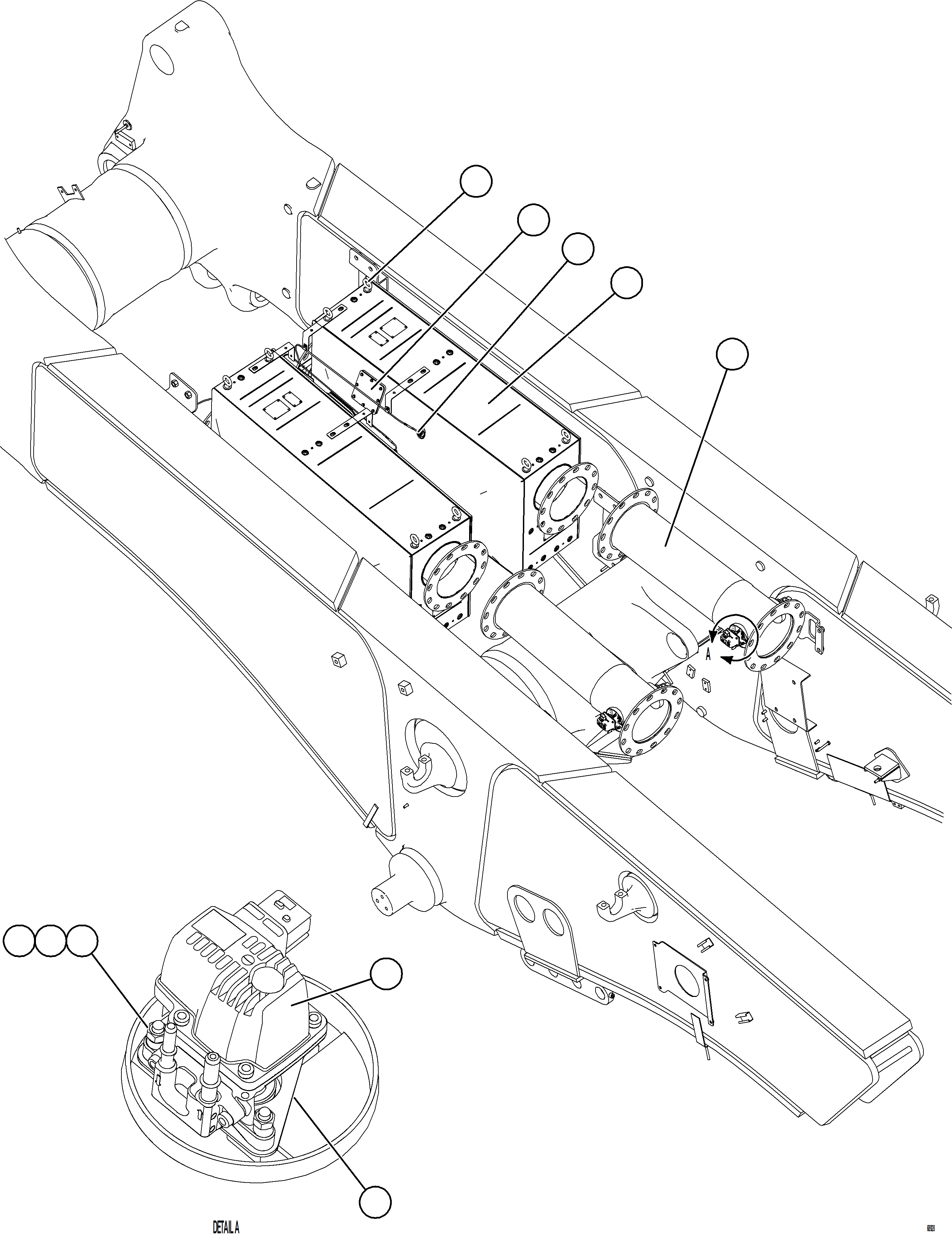 Dump Trucks Komatsu / AFE75-C 980E-5 S/N A50008 SUNCOR(AFE75-C) / SELECTIVE CATALYTIC REDUCER (SCR) ASSEMBLIES(024 : 68928)