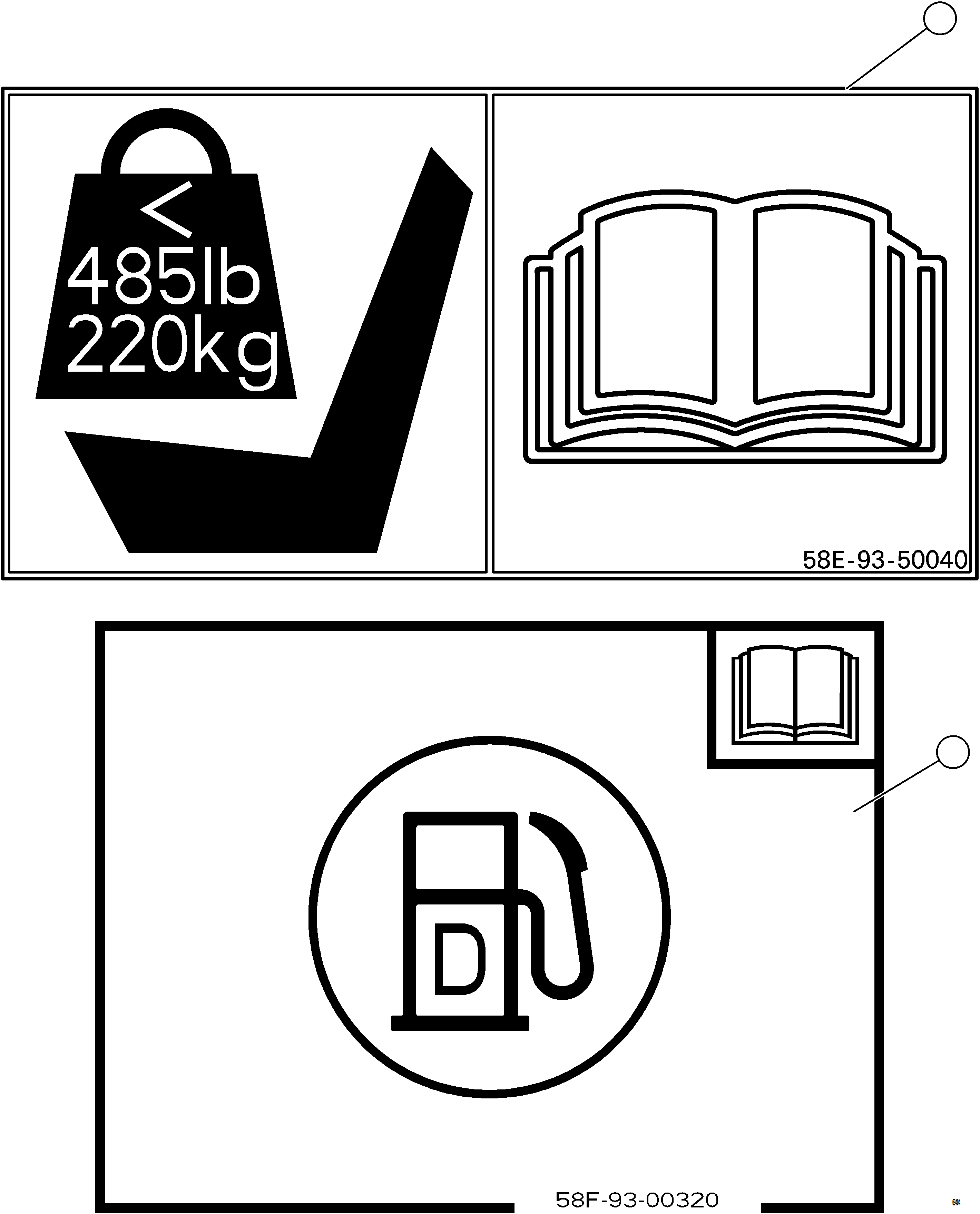 Dump Trucks Komatsu / AFE75-K 980E-5 S/N A50040 - A50041 TOROMOCHO(AFE75-K) / SAFETY LABELS    6/6(856 : 69404)