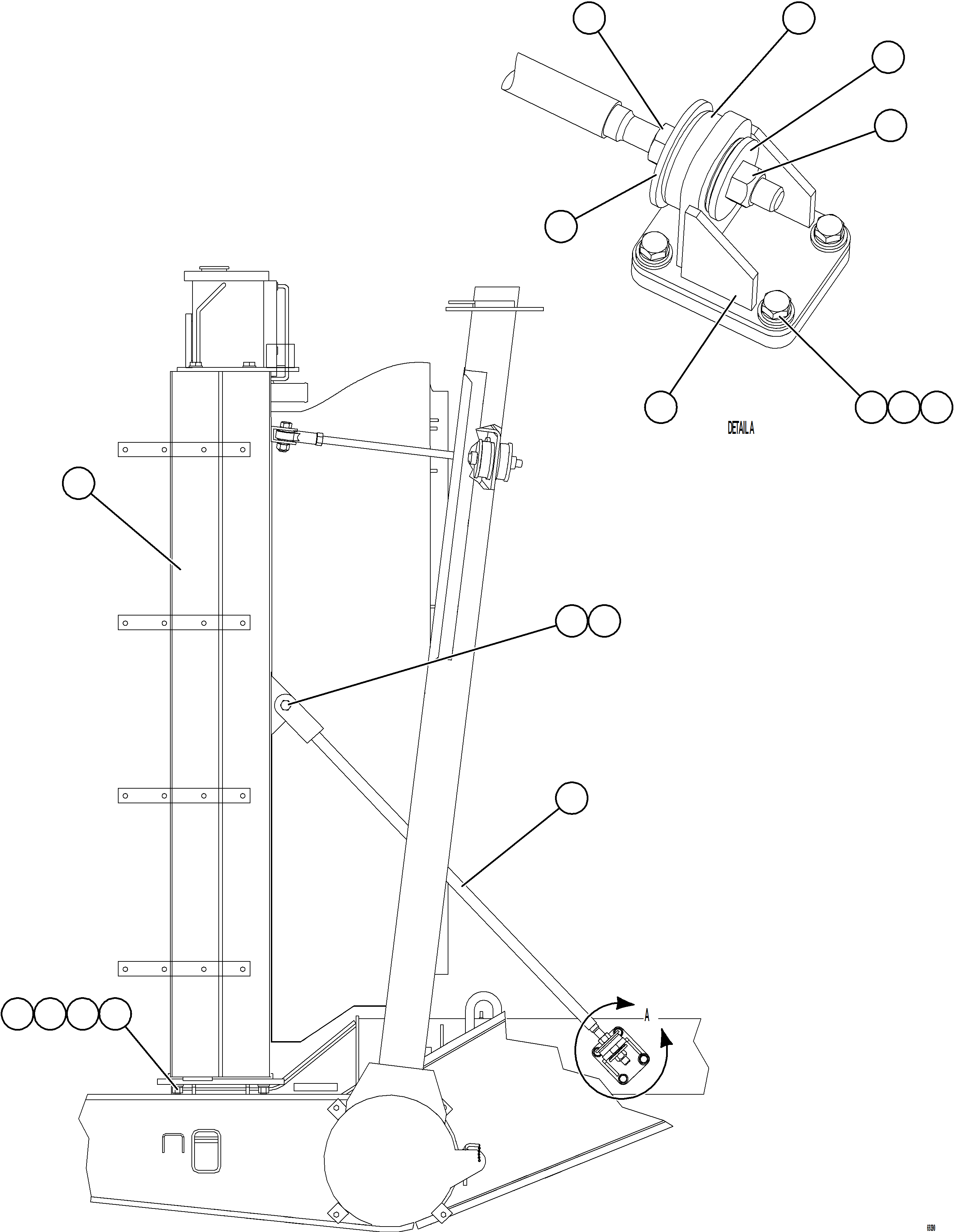 Komatsu parts book diagram for AFE75-M 980E-5 S/N A50044 - A50046, A50048  COPPER MOUNTAIN: RADIATOR INSTALLATION - LOWER