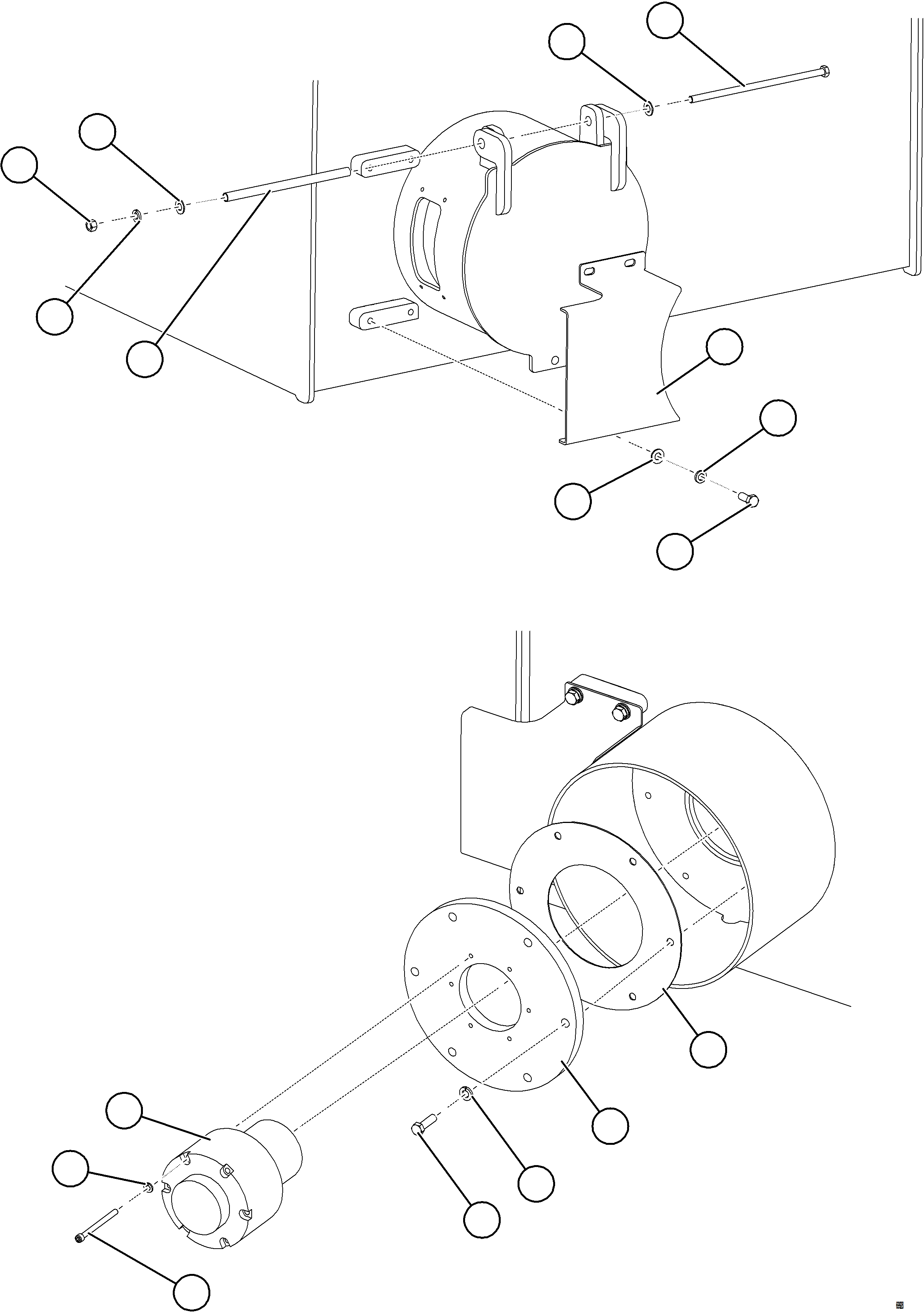 Komatsu parts book diagram for AFE75-M 980E-5 S/N A50044 - A50046, A50048  COPPER MOUNTAIN: FUEL TANK REMOTE FILL - RH