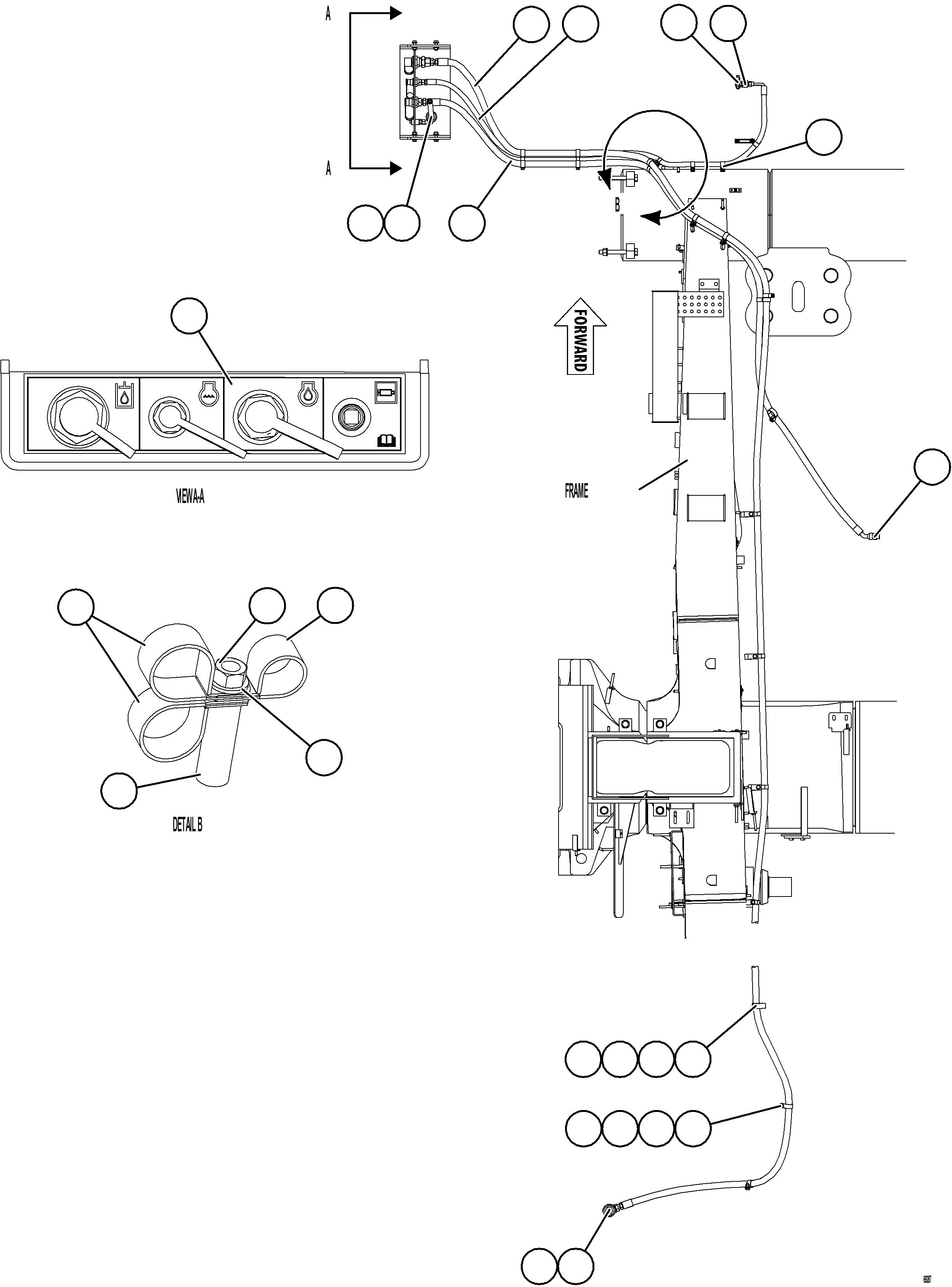 Komatsu parts book diagram for AFE75-M 980E-5 S/N A50044 - A50046, A50048  COPPER MOUNTAIN: REMOTE SERVICE CENTER    1/2