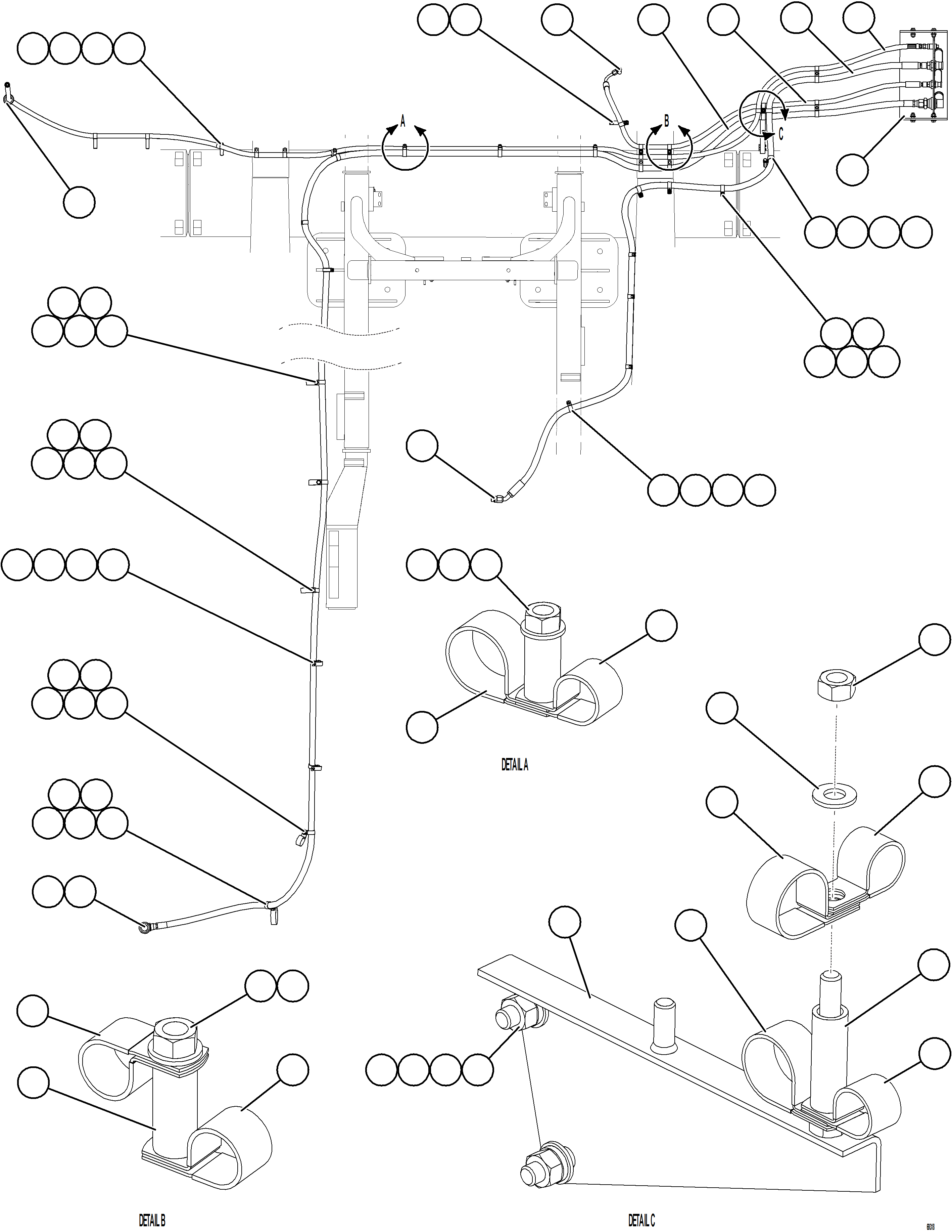 Komatsu parts book diagram for AFE75-R 980E-5 S/N A50054 - A50057  SPENCE: REMOTE SERVICE CENTER    1/2