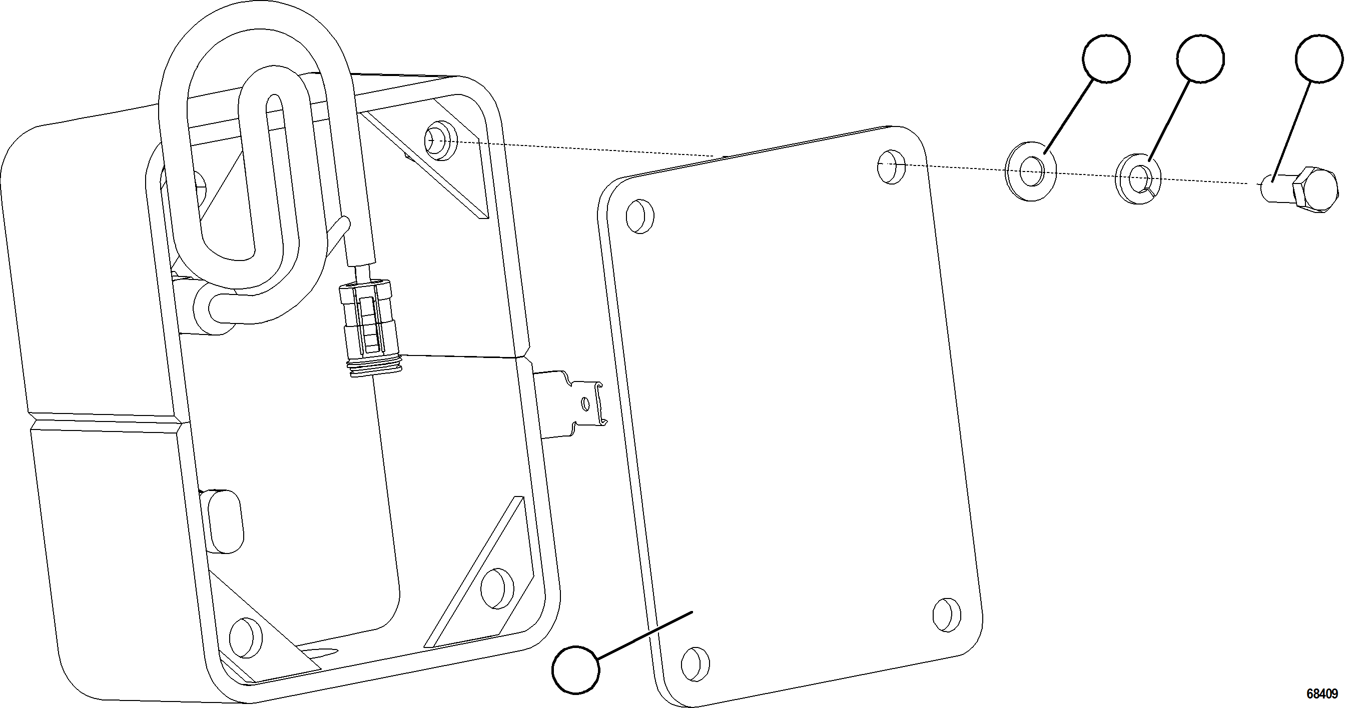 Komatsu parts book diagram for AFE77-AD 830E-5 S/N A50080, A50086  ROBINSON: HYDRAULIC TANK ASSEMBLY    2/2