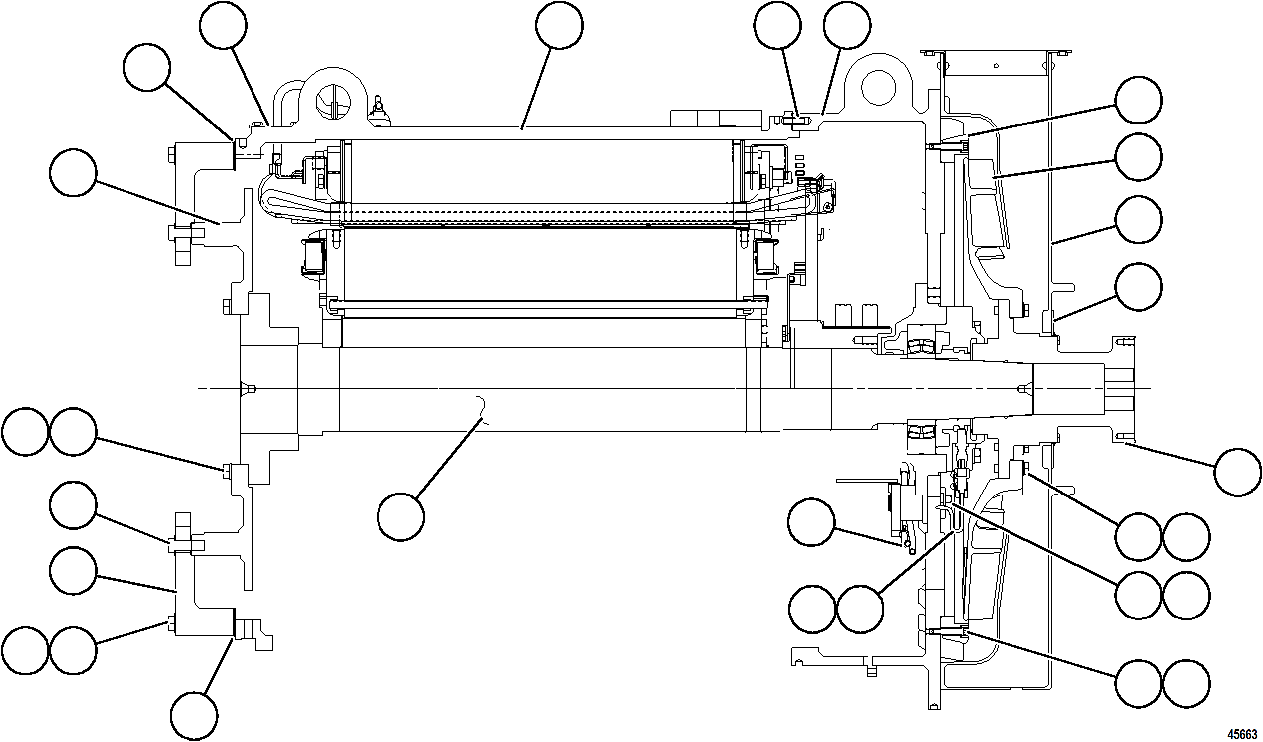 Dump Trucks Komatsu / AFE77-C 830E-5 S/N A50006, A50017, A50025 CLIFFS NORTHSHORE(AFE77-C) / ALTERNATOR ENGINE MOUNT    1/2(252 : 45663)