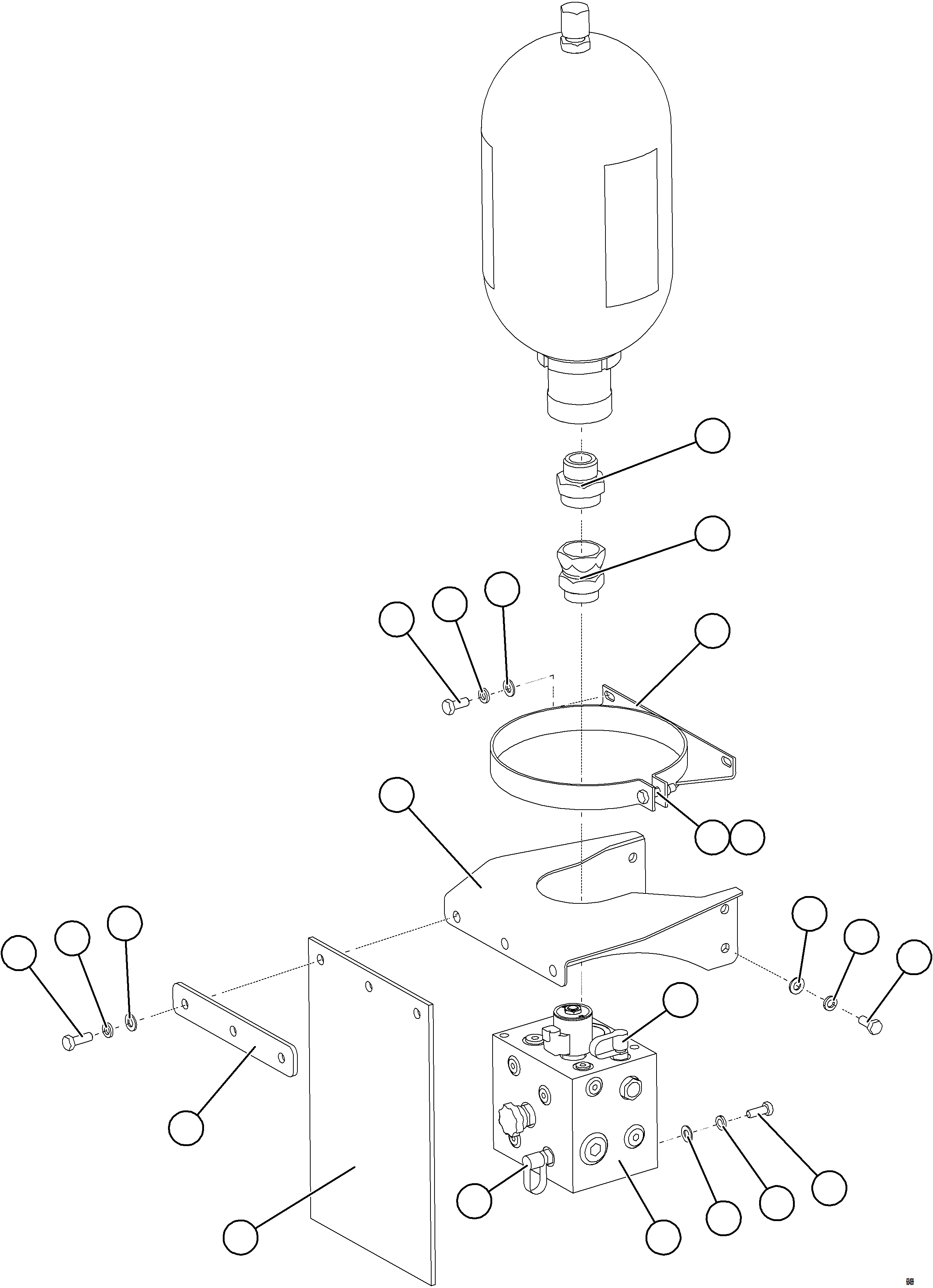 Komatsu parts book diagram for AFE77-D 830E-5 S/N A50007 & A50018  UNITED TACONITE: AUXILIARY HYDRAULIC SYSTEM    2/2