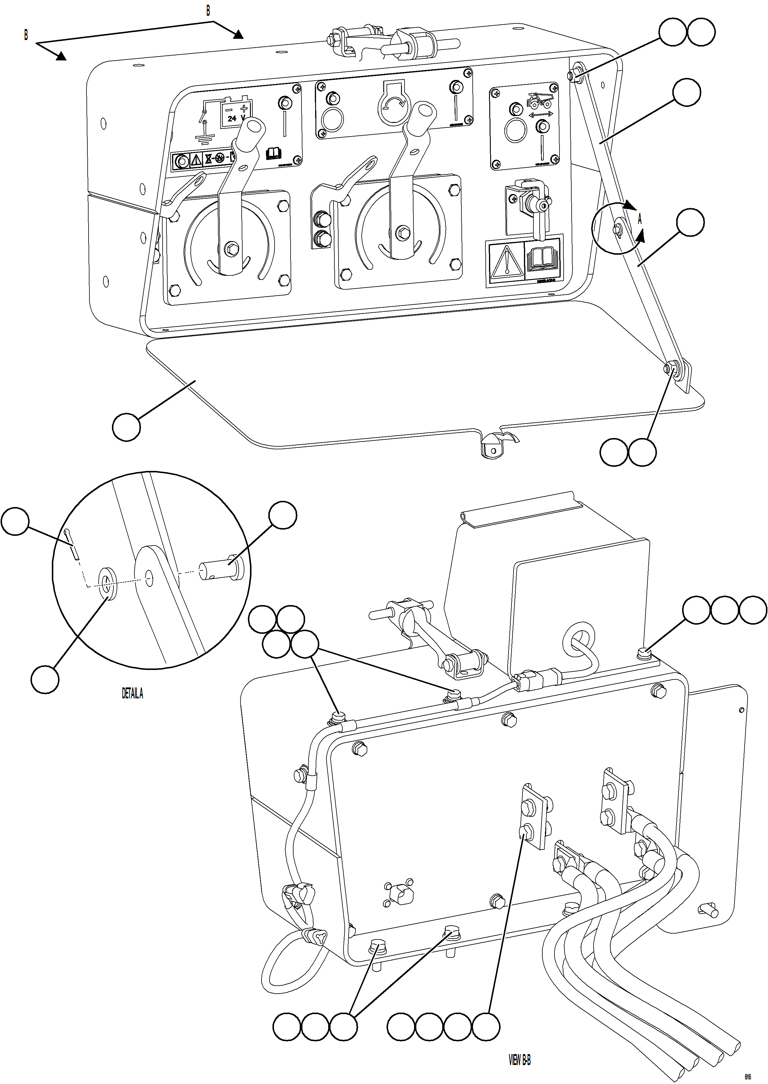 Dump Trucks Komatsu / AFE77-H 830E-5 S/N A50020 - A50021, A50023, A50027 TACORA(AFE77-H) / ISOLATION BOX    3/3(102 : 69105)