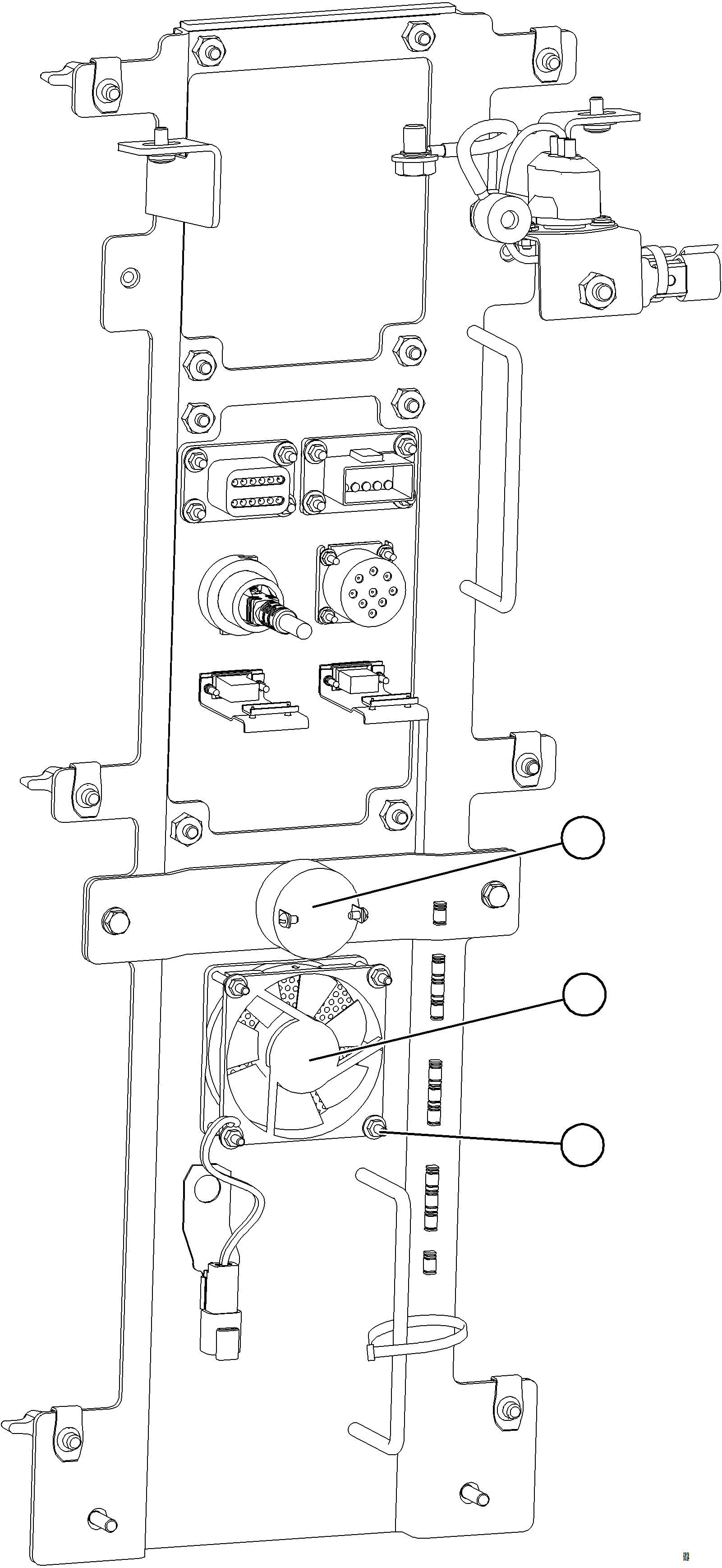 Dump Trucks Komatsu / AFE77-H 830E-5 S/N A50020 - A50021, A50023, A50027 TACORA(AFE77-H) / DIAGNOSTIC PANEL INSTALLATION    2/2(138 : 68124)
