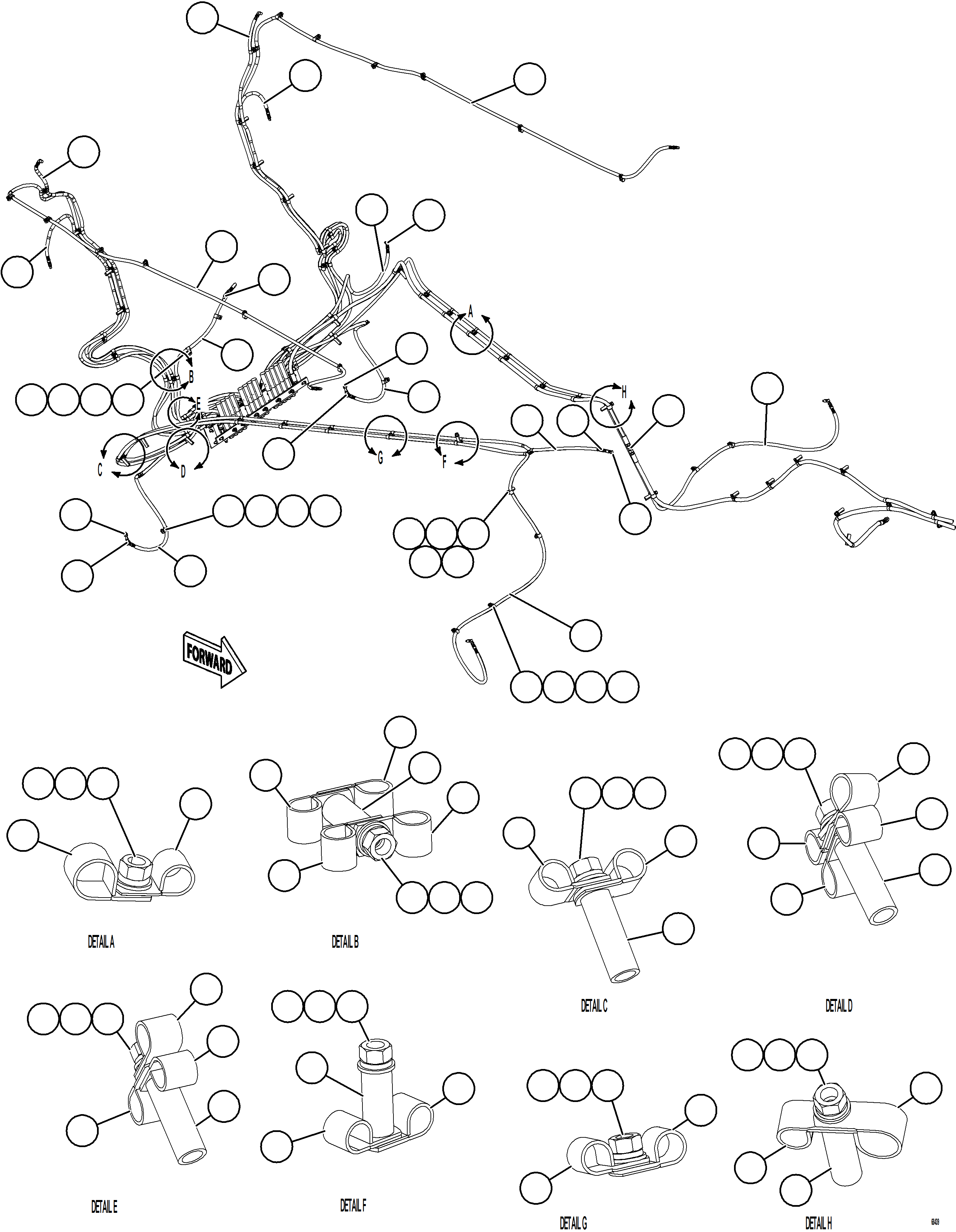 Dump Trucks Komatsu / AFE77-H 830E-5 S/N A50020 - A50021, A50023, A50027 TACORA(AFE77-H) / AUTOMATIC LUBRICATION SYSTEM - REAR AXLE    2/2(762 : 68439)