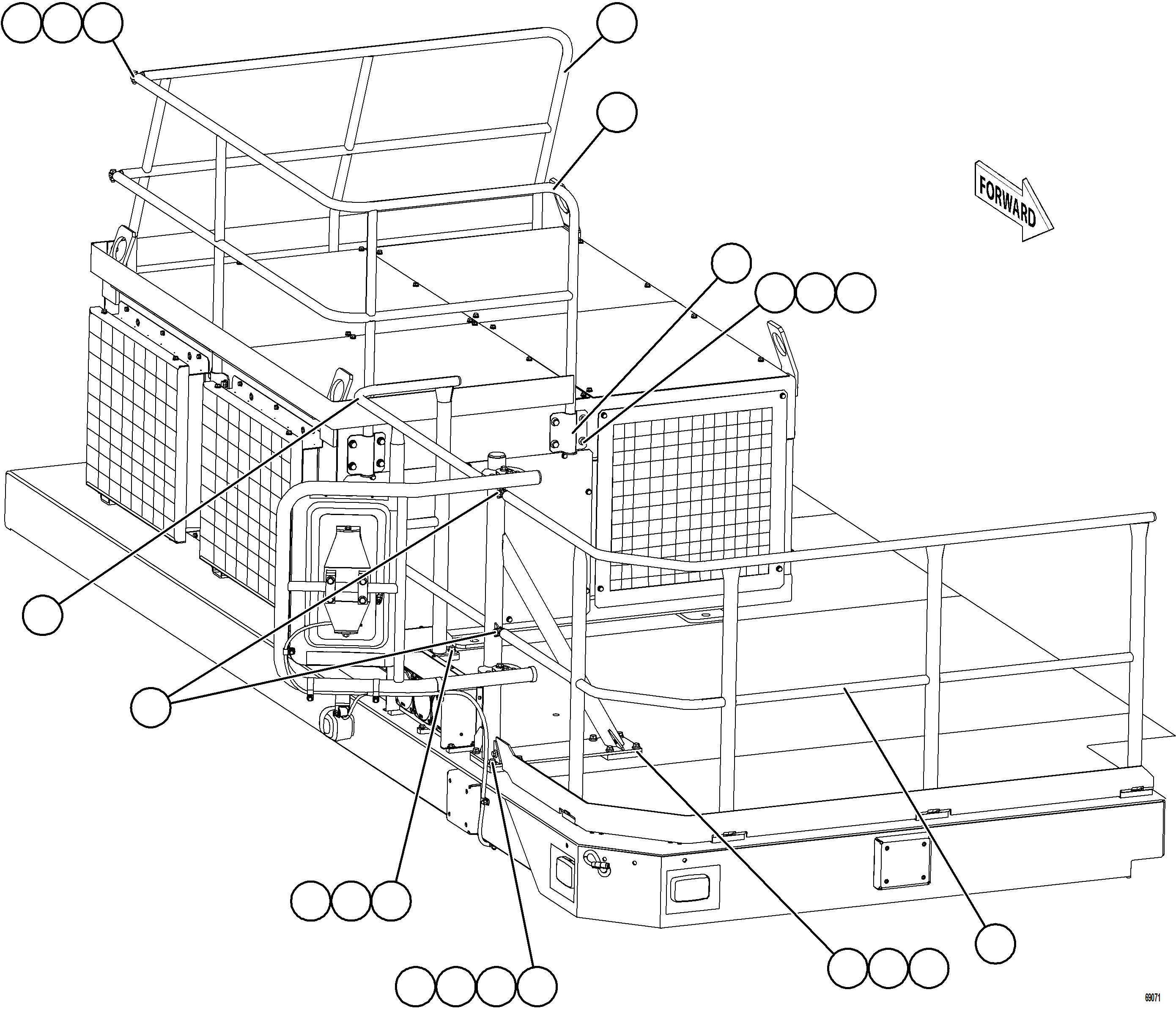 Dump Trucks Komatsu / AFE77-L 830E-5 S/N A50034 - A50038, A50041 - A50042  BOLIDEN(AFE77-L) / RH OPERATOR