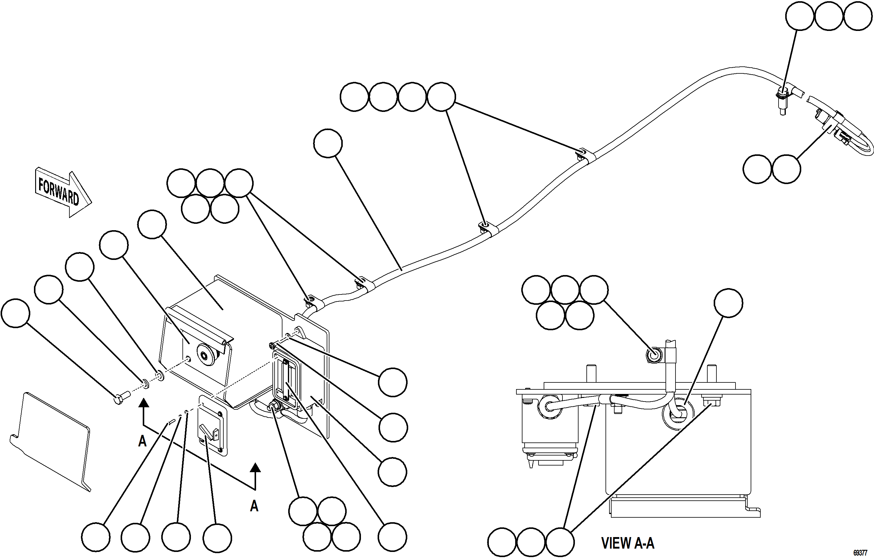 Dump Trucks Komatsu / AFE77-U 830E-5 S/N A50066 - A50067  COPPER MOUNTAIN(AFE77-U) / EMERGENCY SHUTDOWN BOX(114 : 69377)