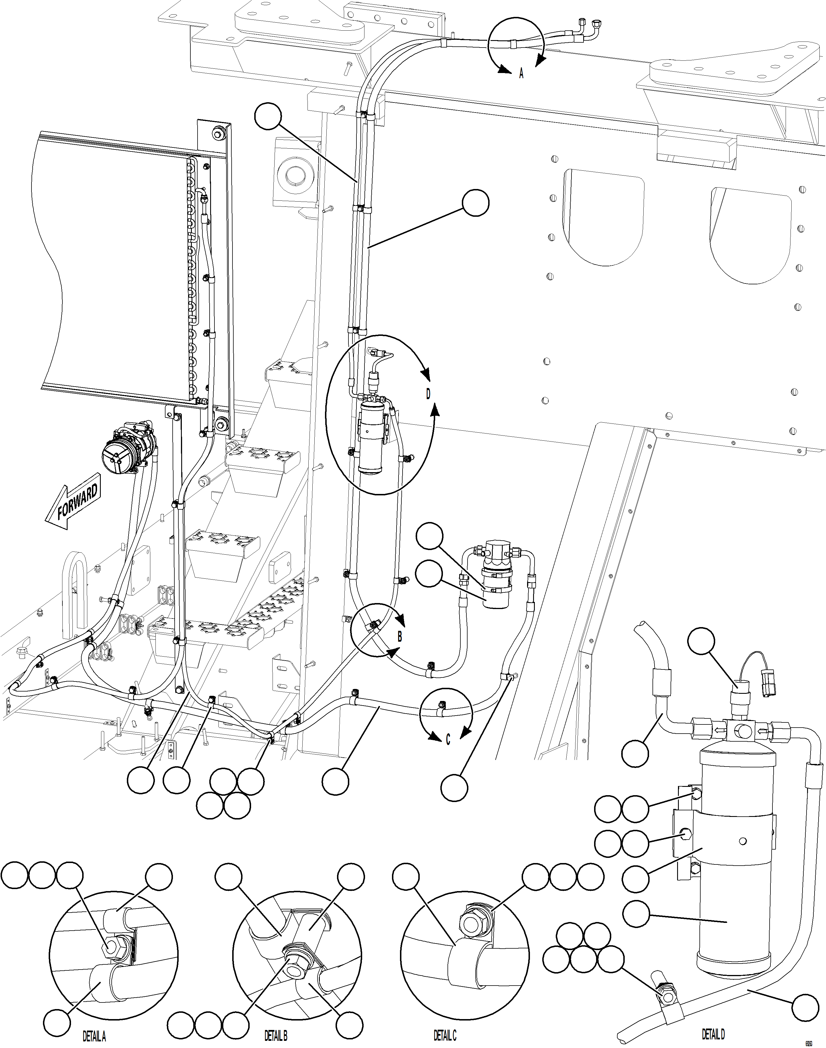 Dump Trucks Komatsu / AFE77-U 830E-5 S/N A50066 - A50067  COPPER MOUNTAIN(AFE77-U) / AIR CONDITIONING    1/3(566 : 69263)