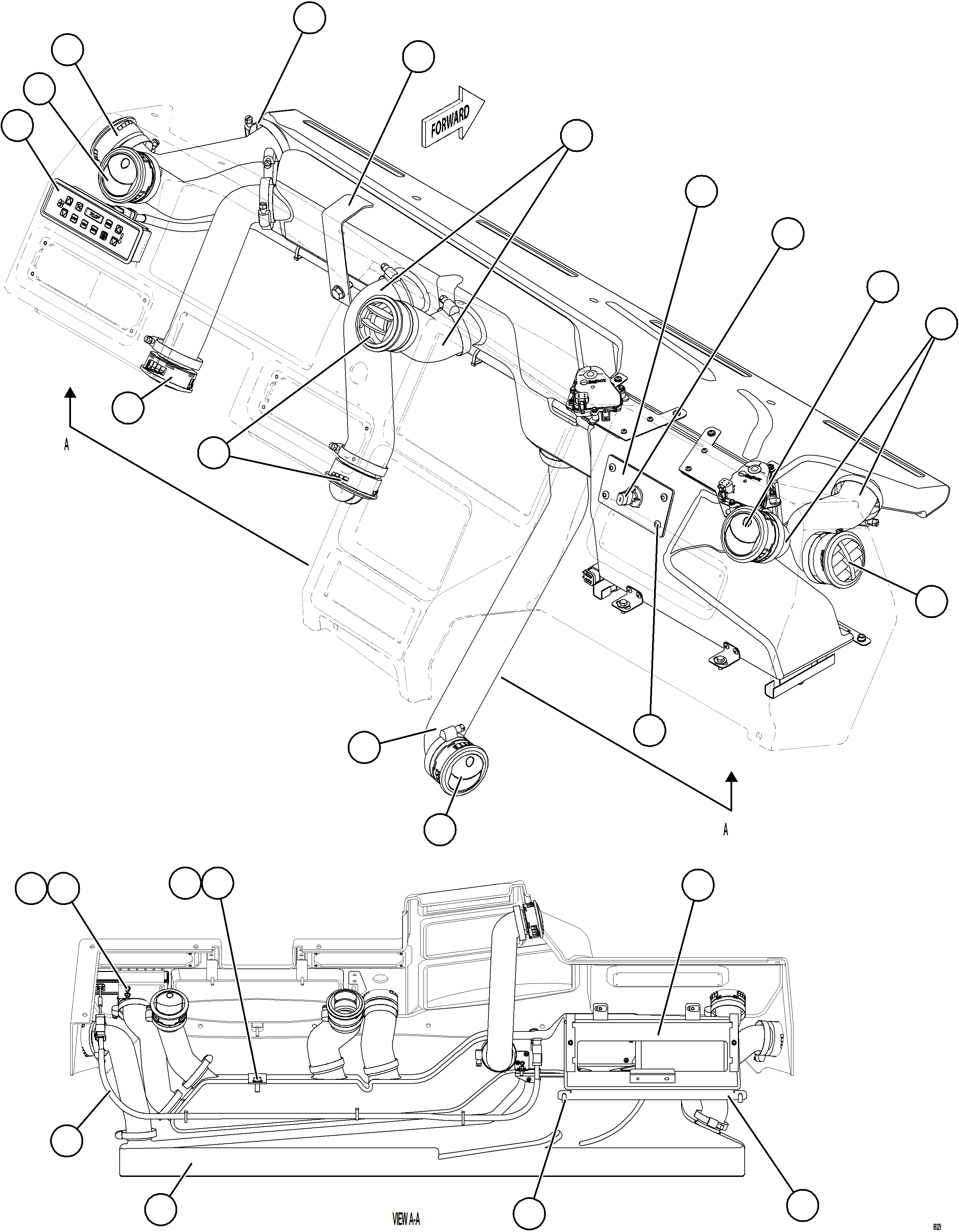 Dump Trucks Komatsu / AFE77-U 830E-5 S/N A50066 - A50067  COPPER MOUNTAIN(AFE77-U) / HVAC INSTALLATION    1/4(574 : 69229)