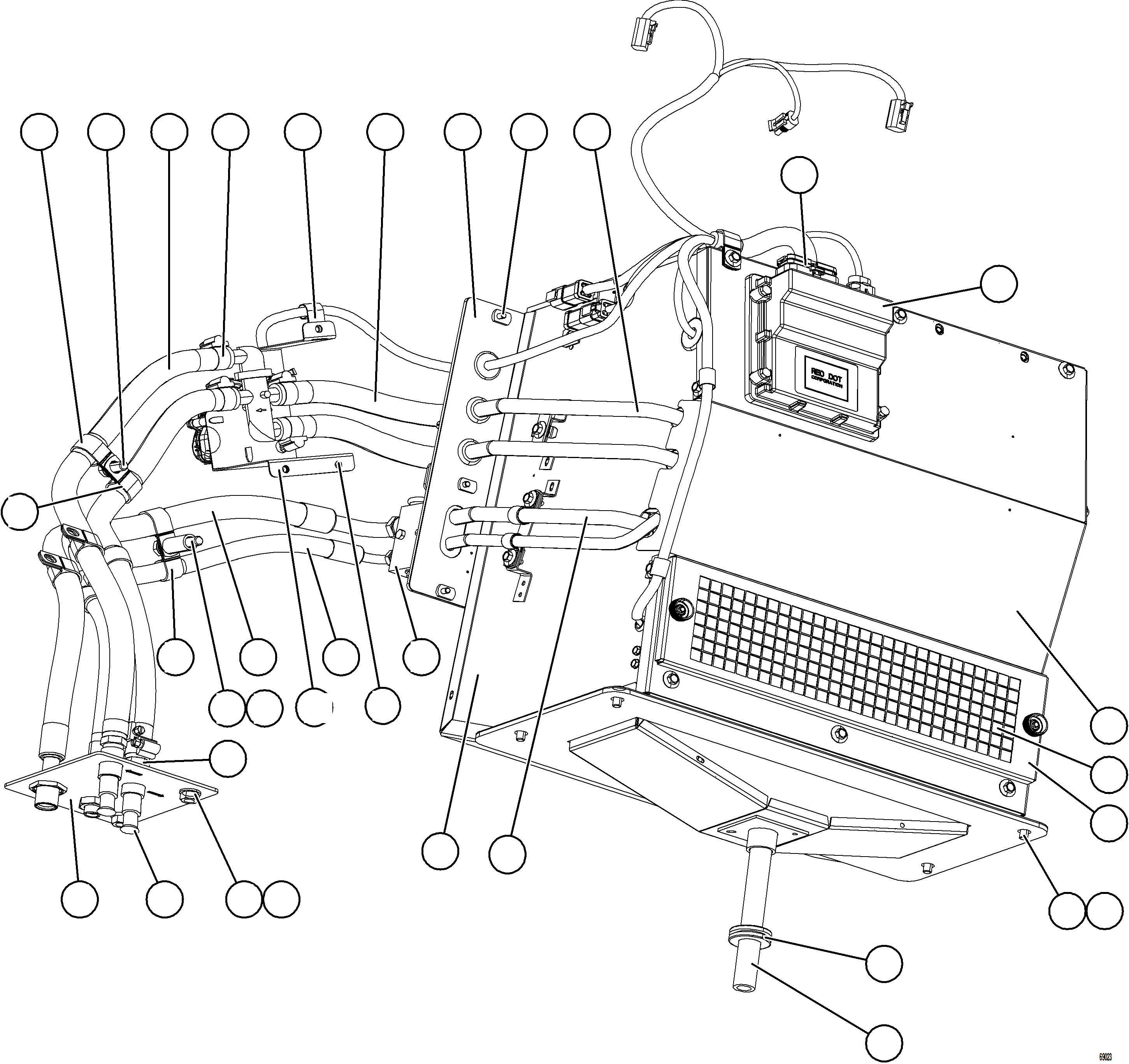 Dump Trucks Komatsu / AFE77-U 830E-5 S/N A50066 - A50067  COPPER MOUNTAIN(AFE77-U) / HVAC INSTALLATION    3/4(578 : 69023)